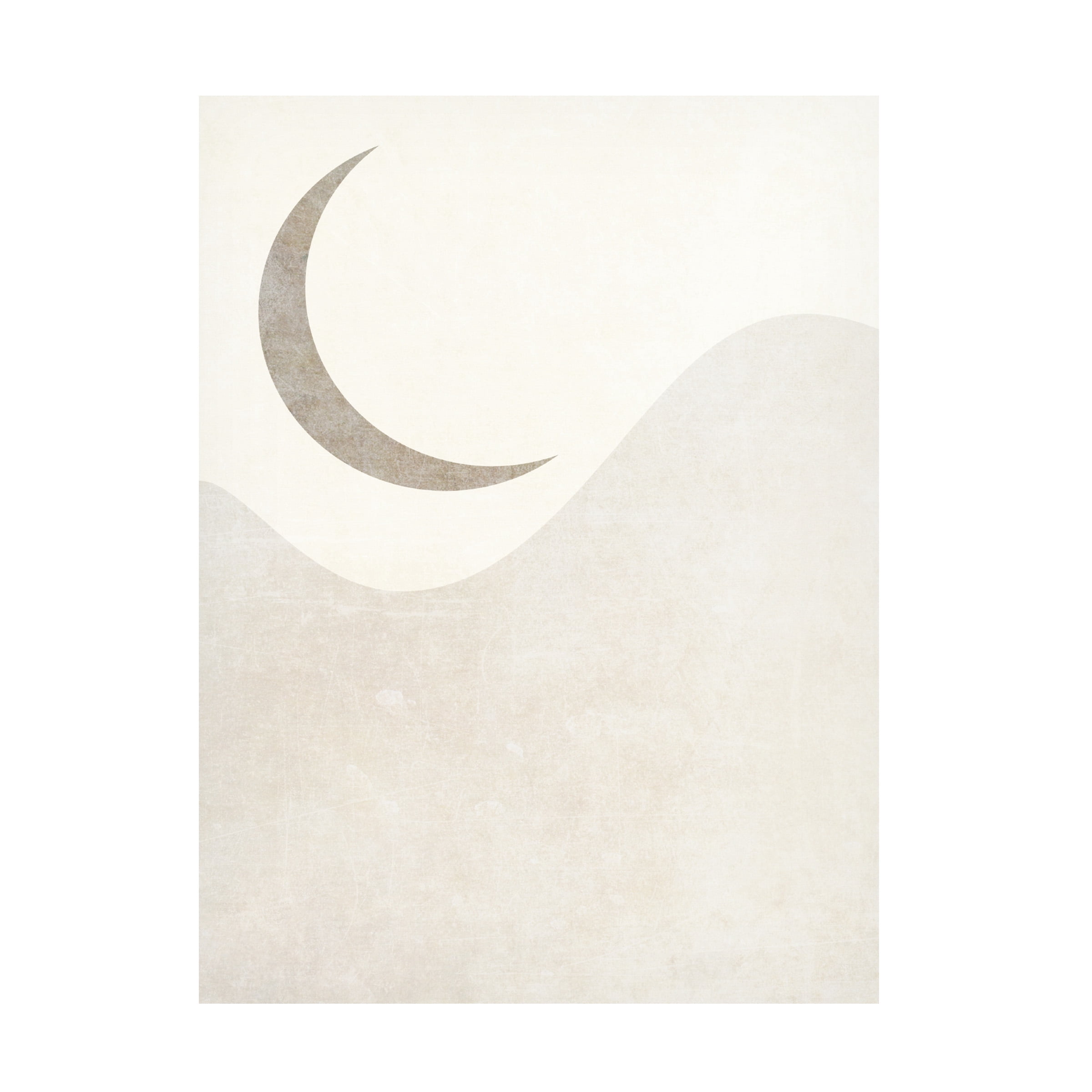 Canvas Wall Art - Tom Quartermaine 'Set of 2 Boho Neutral Sun Moon Prints 1' Wall Art for Living Room, Bedroom, or Office DÃ©cor by Trademark Fine Art - 18 x 24 Inches