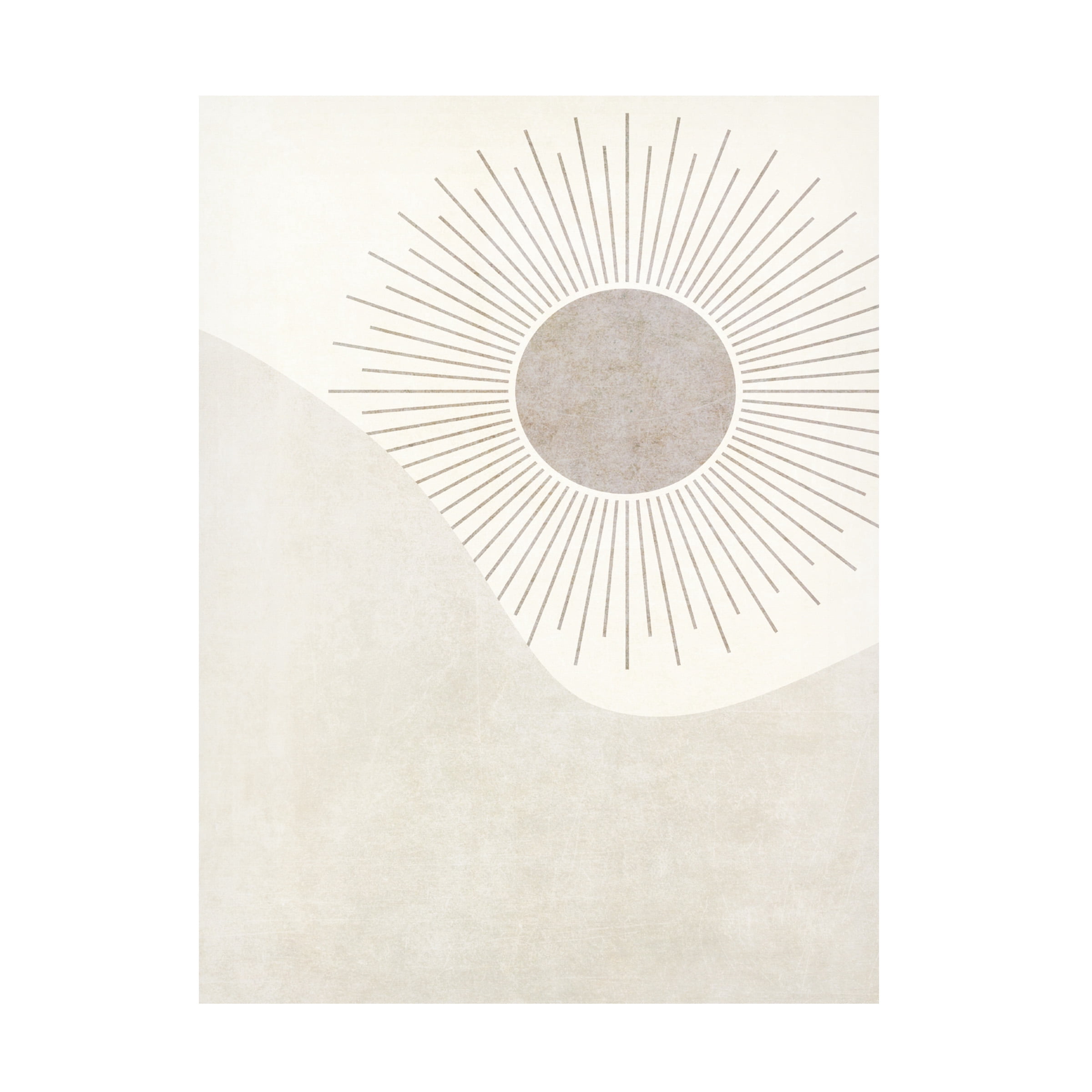 Canvas Wall Art - Tom Quartermaine 'Set of 2 Boho Neutral Sun Moon Prints 2' Wall Art for Living Room, Bedroom, or Office Décor by Trademark Fine Art - 24 x 32 Inches