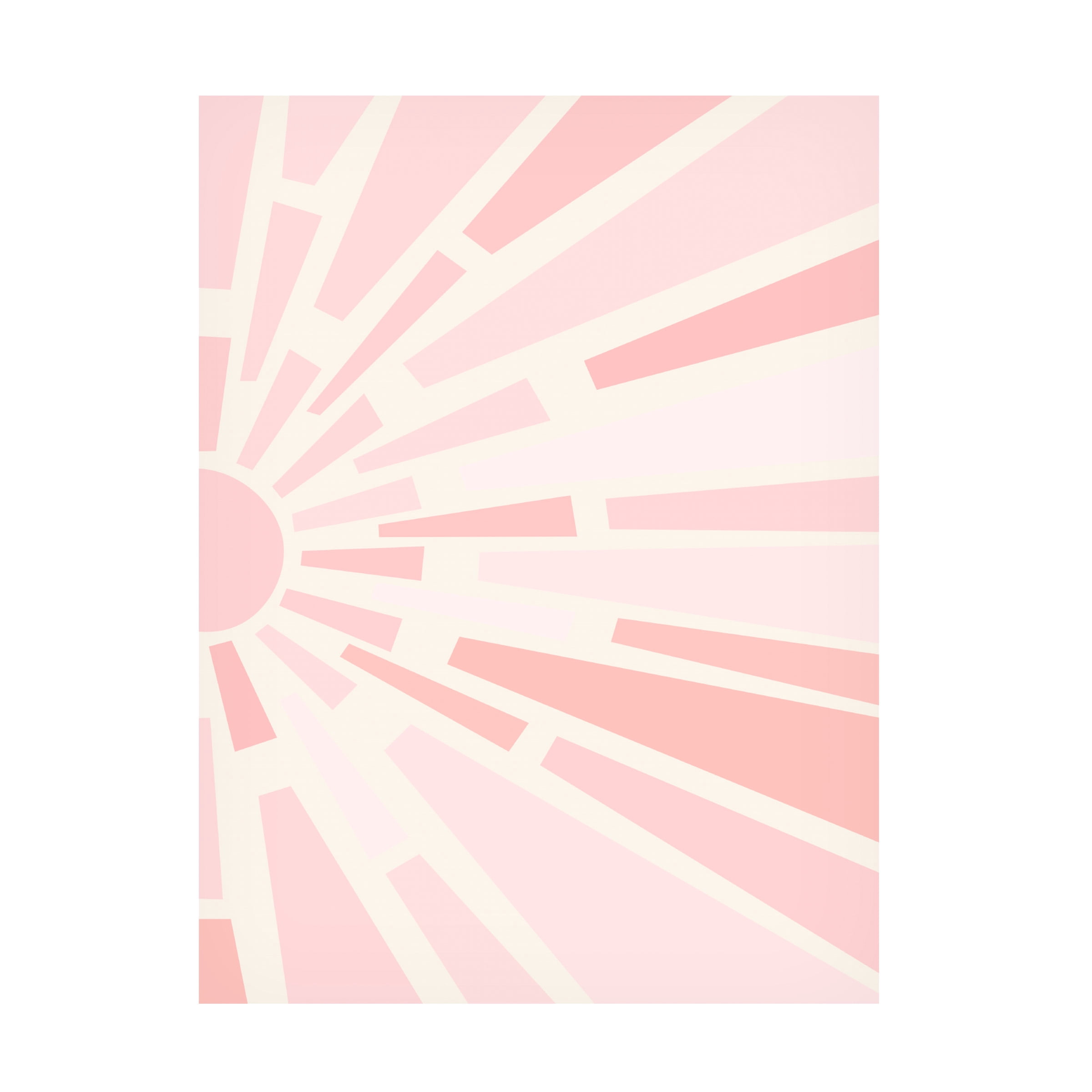 Canvas Wall Art - Tom Quartermaine 'Set of 2 Boho Pink Sun Split Prints 2' Wall Art for Living Room, Bedroom, or Office DÃ©cor by Trademark Fine Art - 18 x 24 Inches