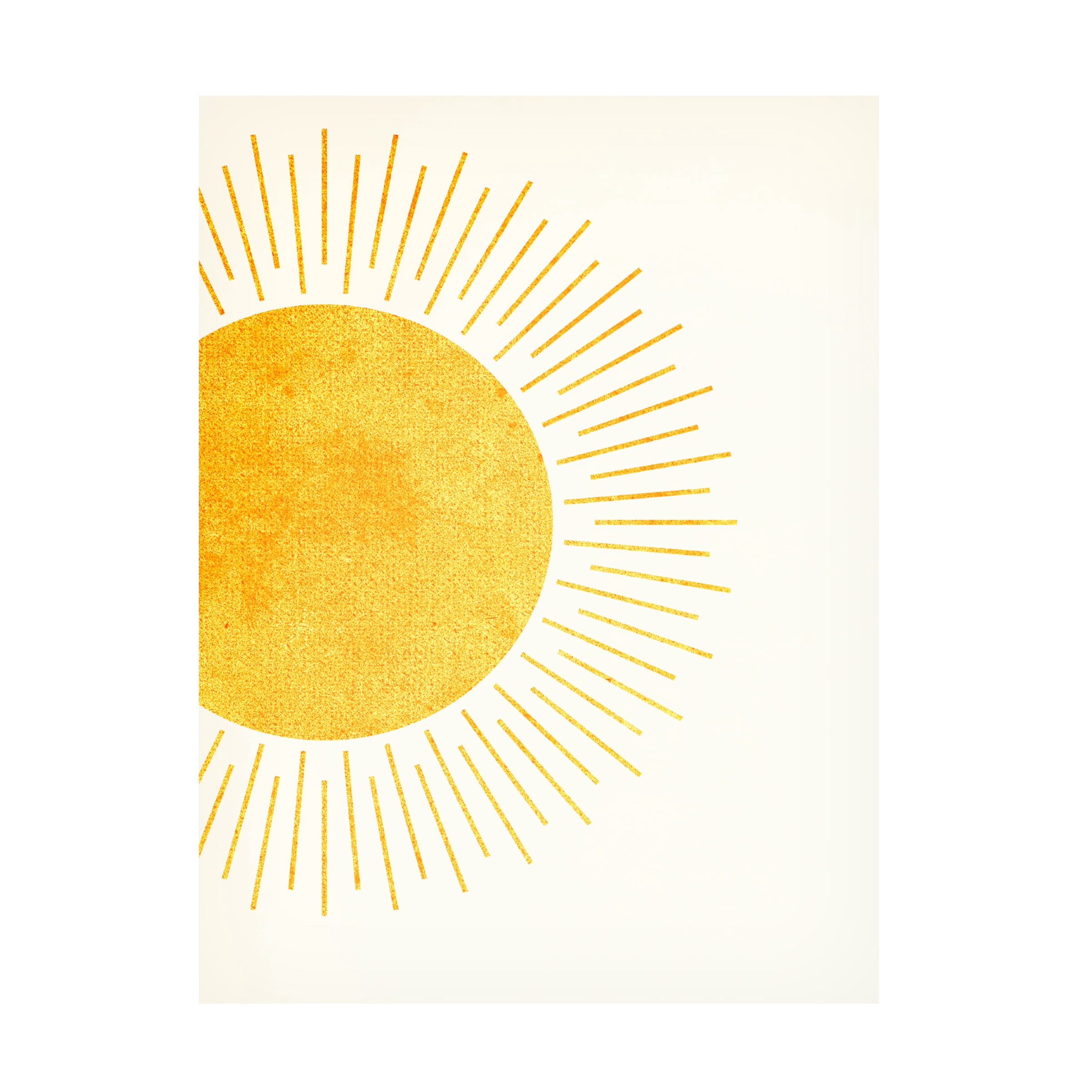 Canvas Wall Art - Tom Quartermaine 'Yellow Boho Setting Sun 1' Wall Art for Living Room, Bedroom, or Office DÃ©cor by Trademark Fine Art - 18 x 24 Inches