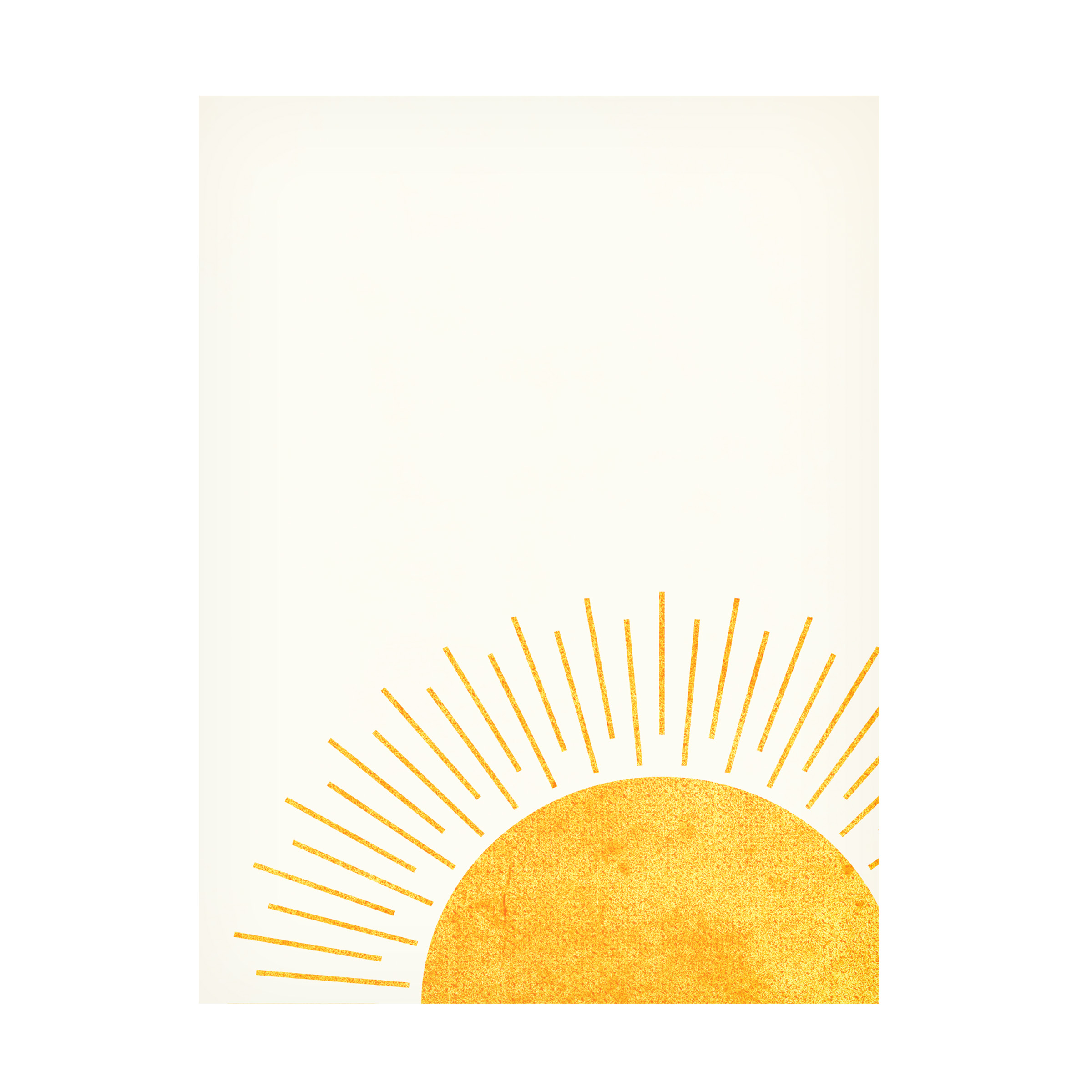Canvas Wall Art - Tom Quartermaine 'Yellow Boho Setting Sun 3' Wall Art for Living Room, Bedroom, or Office DÃ©cor by Trademark Fine Art - 24 x 32 Inches