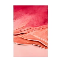 Canvas Wall Art - Treechild 'Abstract Thick Pink Color' Wall Art for Living Room, Bedroom, or Office D?cor by Trademark Fine Art - 12 x 19 Inches