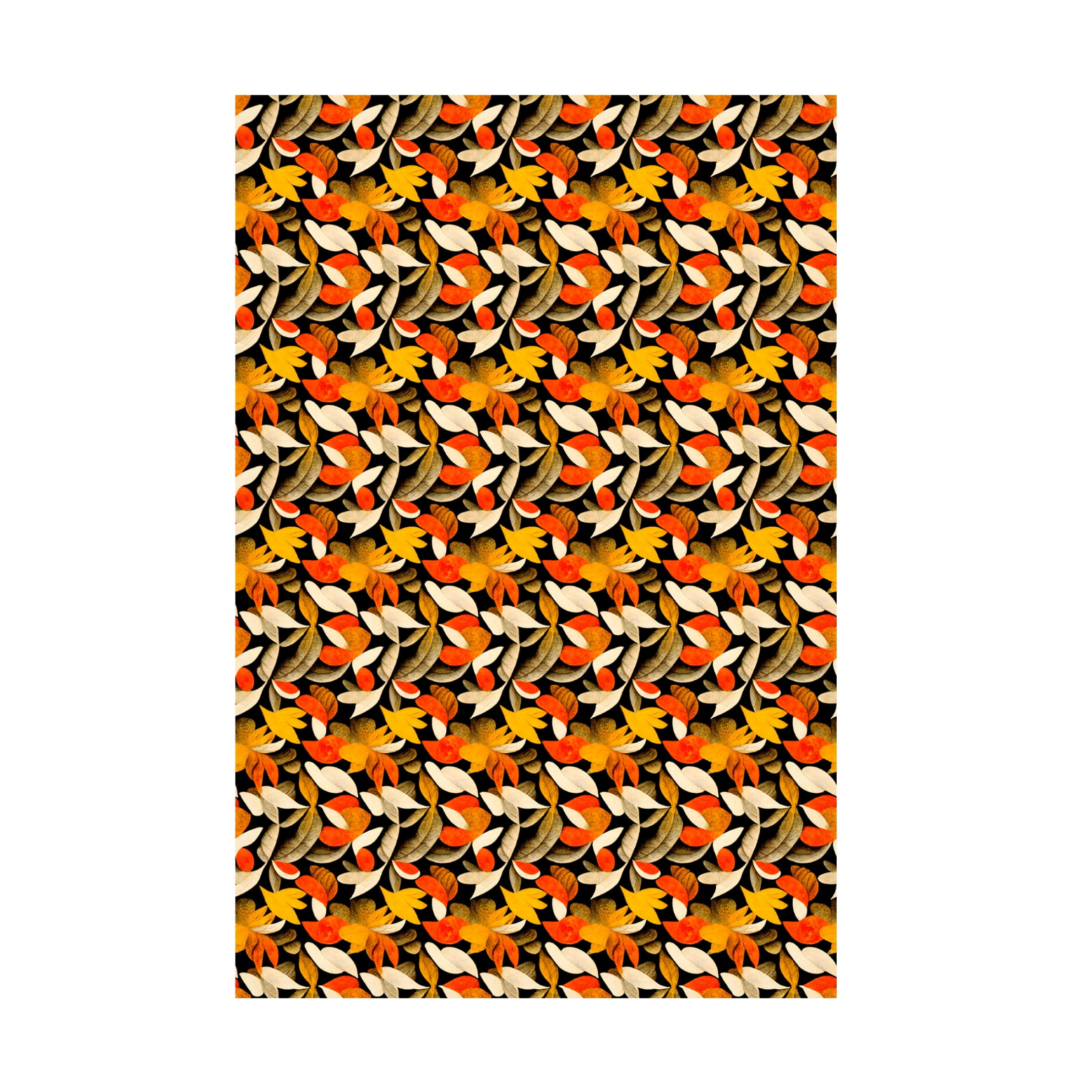 Canvas Wall Art - Treechild 'Autumn Pattern' Wall Art for Living Room, Bedroom, or Office D?cor by Trademark Fine Art - 12 x 19 Inches