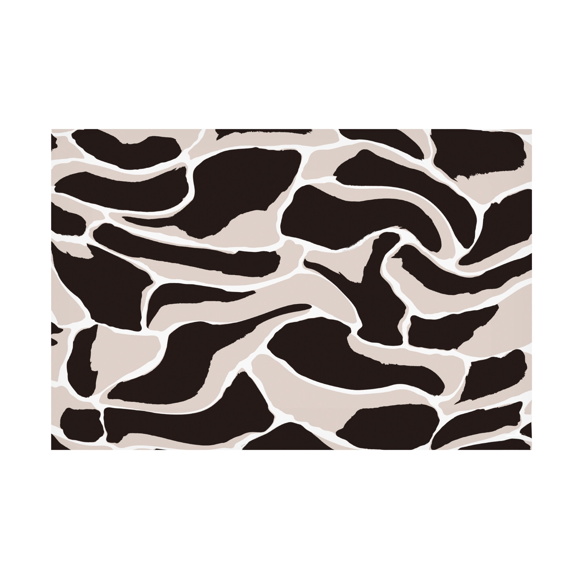 Canvas Wall Art - Treechild 'Beige And Brown Tiger Pattern' Wall Art for Living Room, Bedroom, or Office D?cor by Trademark Fine Art - 32 x 22 Inches