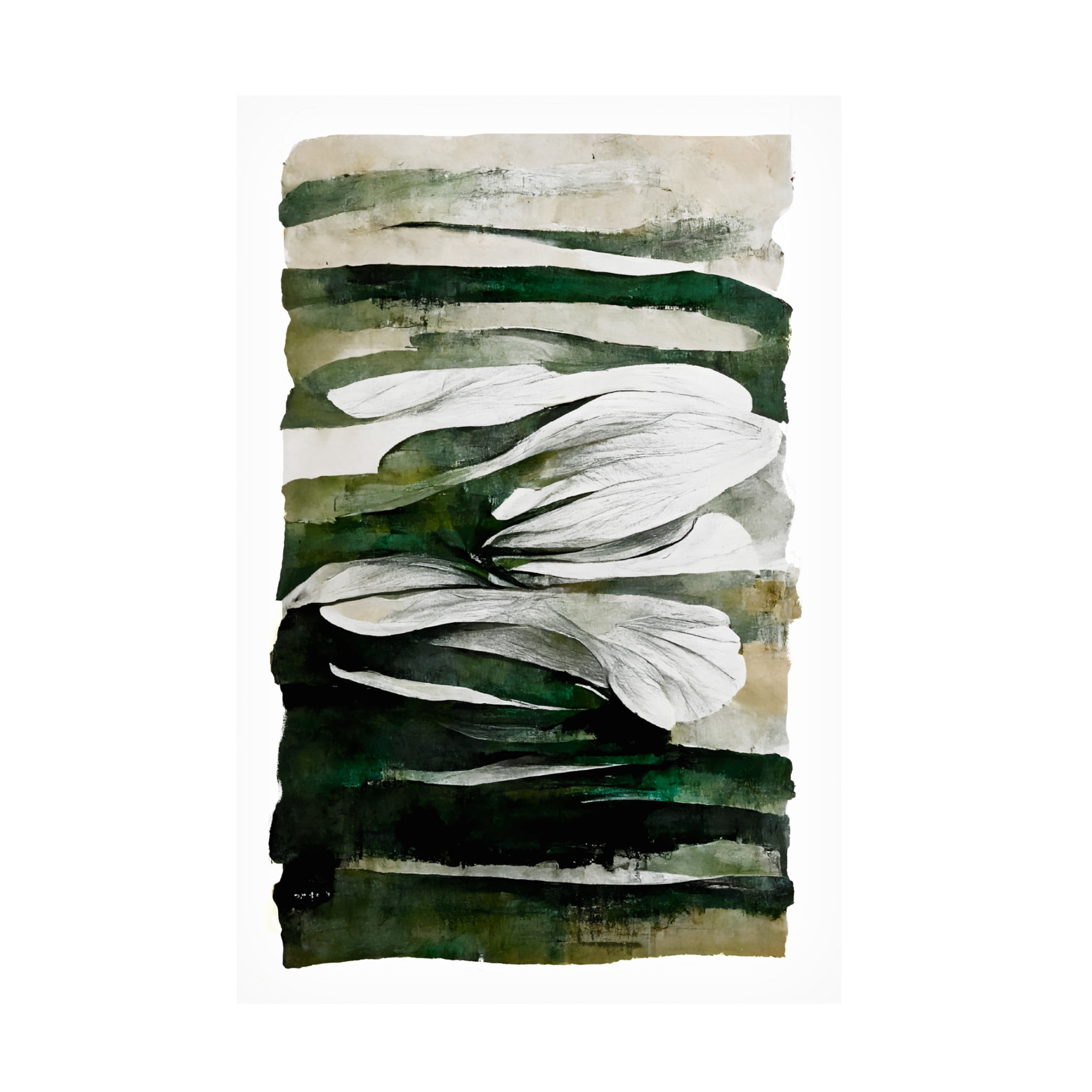 Canvas Wall Art - Treechild 'Between The Wall' Wall Art for Living Room, Bedroom, or Office D?cor by Trademark Fine Art - 16 x 24 Inches