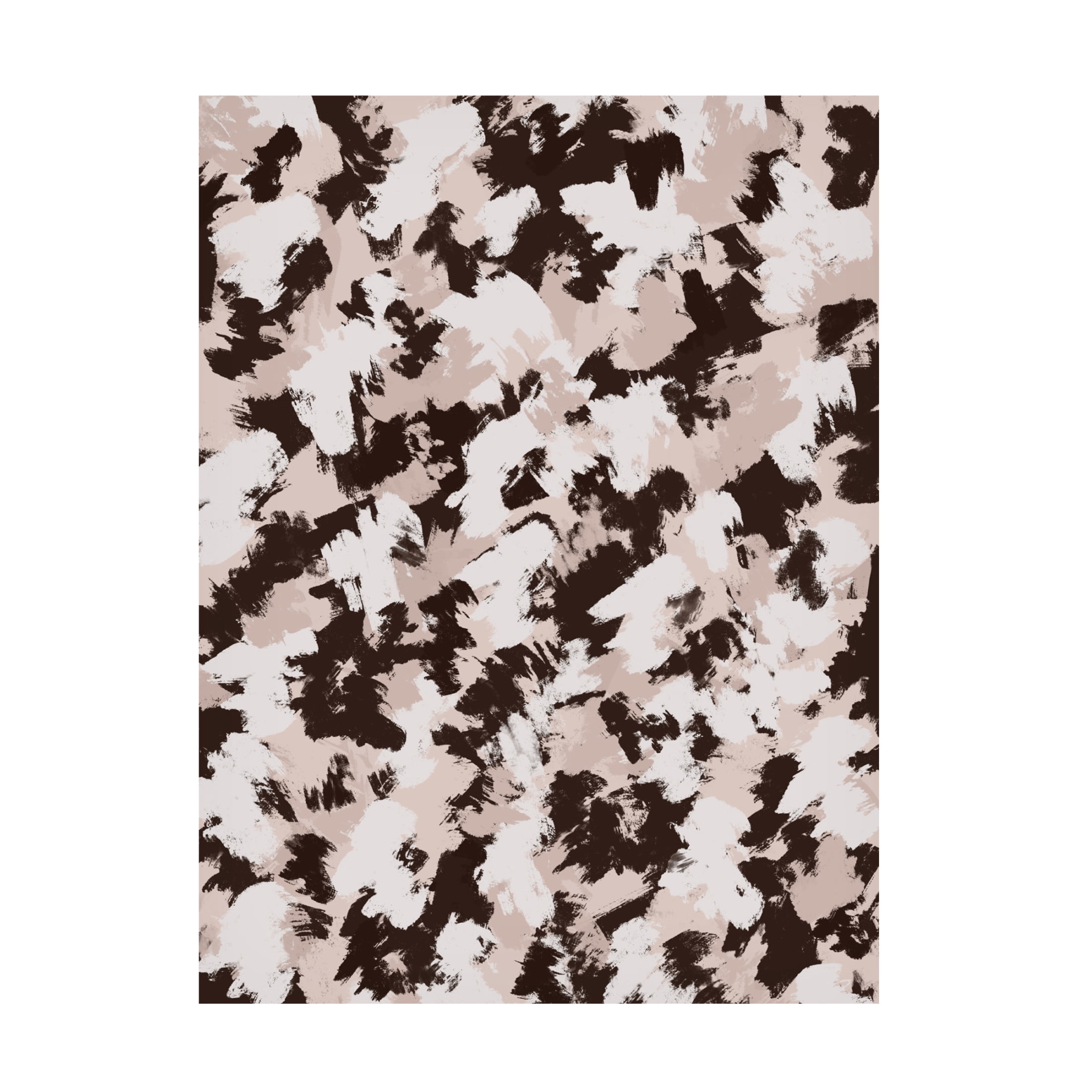 Canvas Wall Art - Treechild 'Brown And Beige Strokes Pattern' Wall Art for Living Room, Bedroom, or Office D?cor by Trademark Fine Art - 18 x 24 Inches