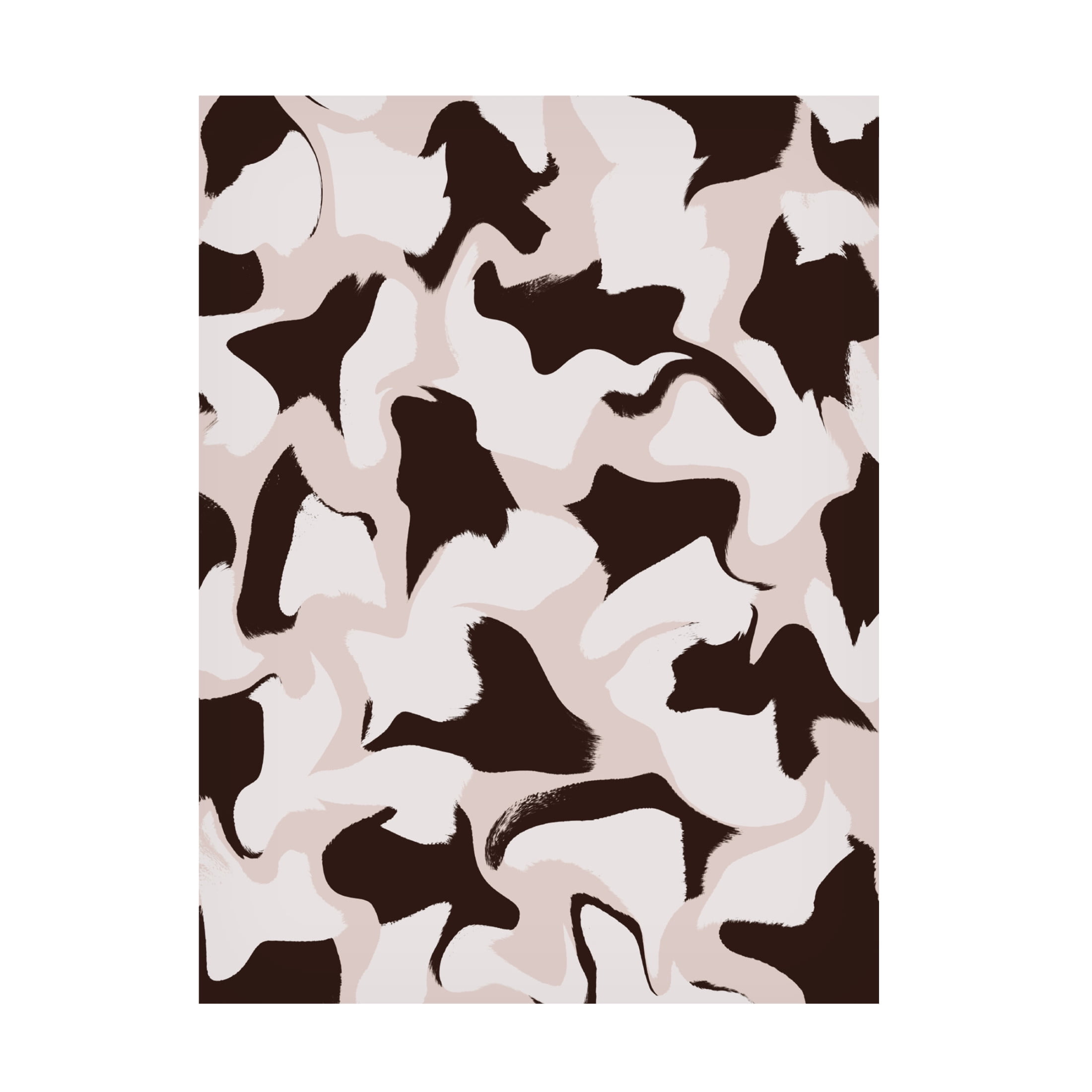 Canvas Wall Art - Treechild 'Brown And Beige Strokes' Wall Art for Living Room, Bedroom, or Office D?cor by Trademark Fine Art - 18 x 24 Inches