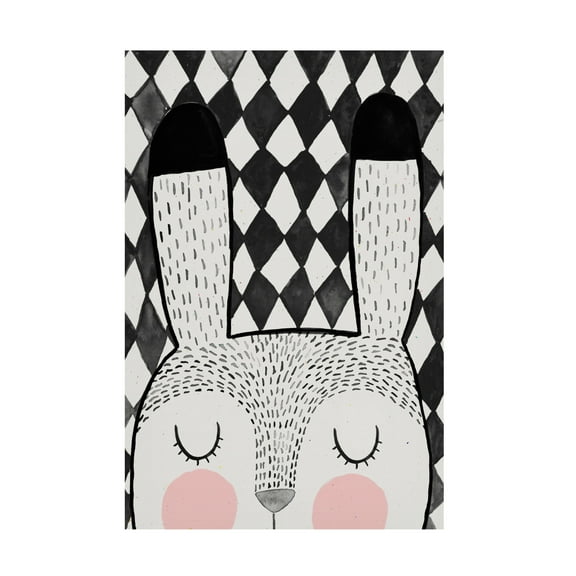 Canvas Wall Art - Treechild 'Bunny' Wall Art for Living Room, Bedroom, or Office D?cor by Trademark Fine Art - 12 x 19 Inches