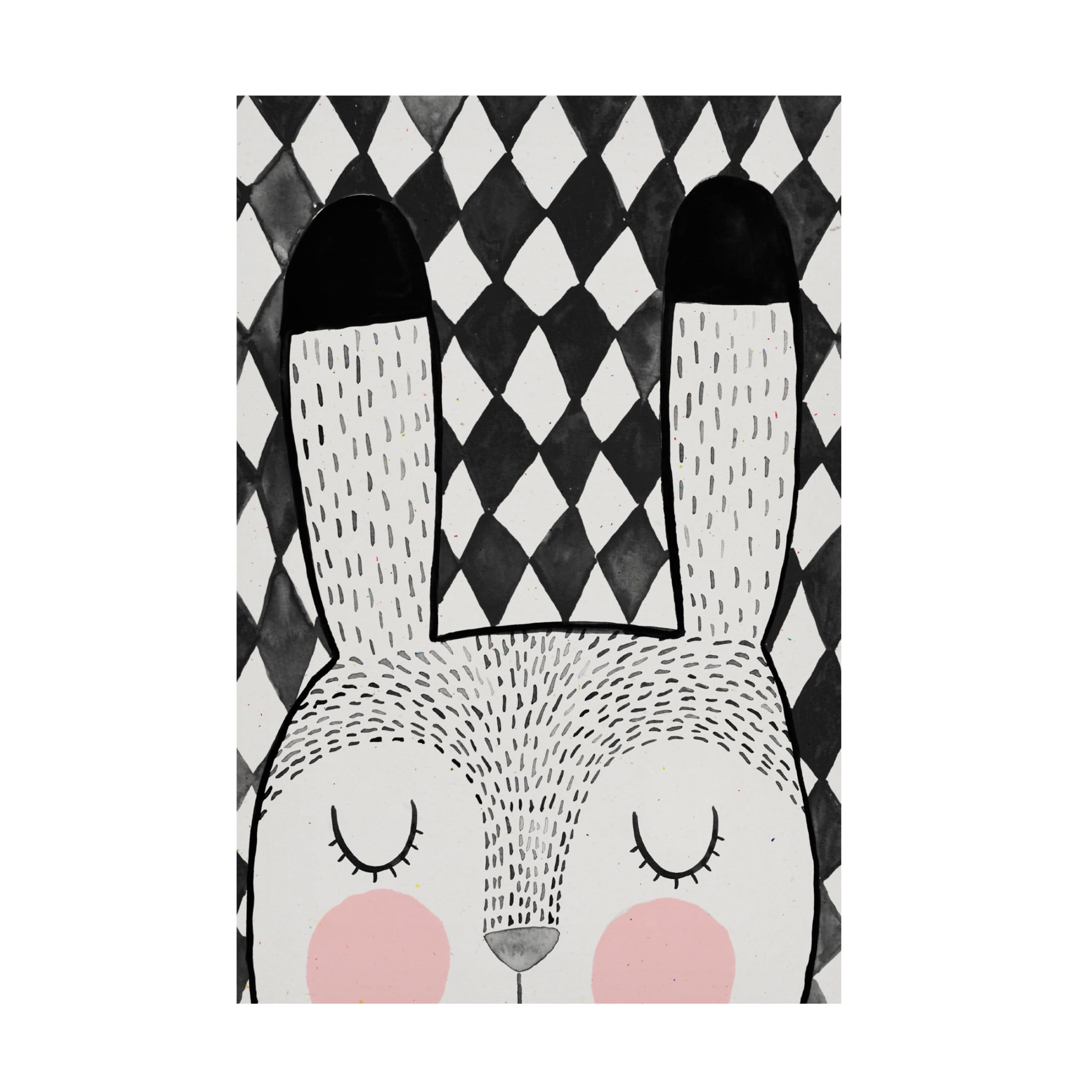 Canvas Wall Art - Treechild 'Bunny' Wall Art for Living Room, Bedroom, or Office D?cor by Trademark Fine Art - 16 x 24 Inches