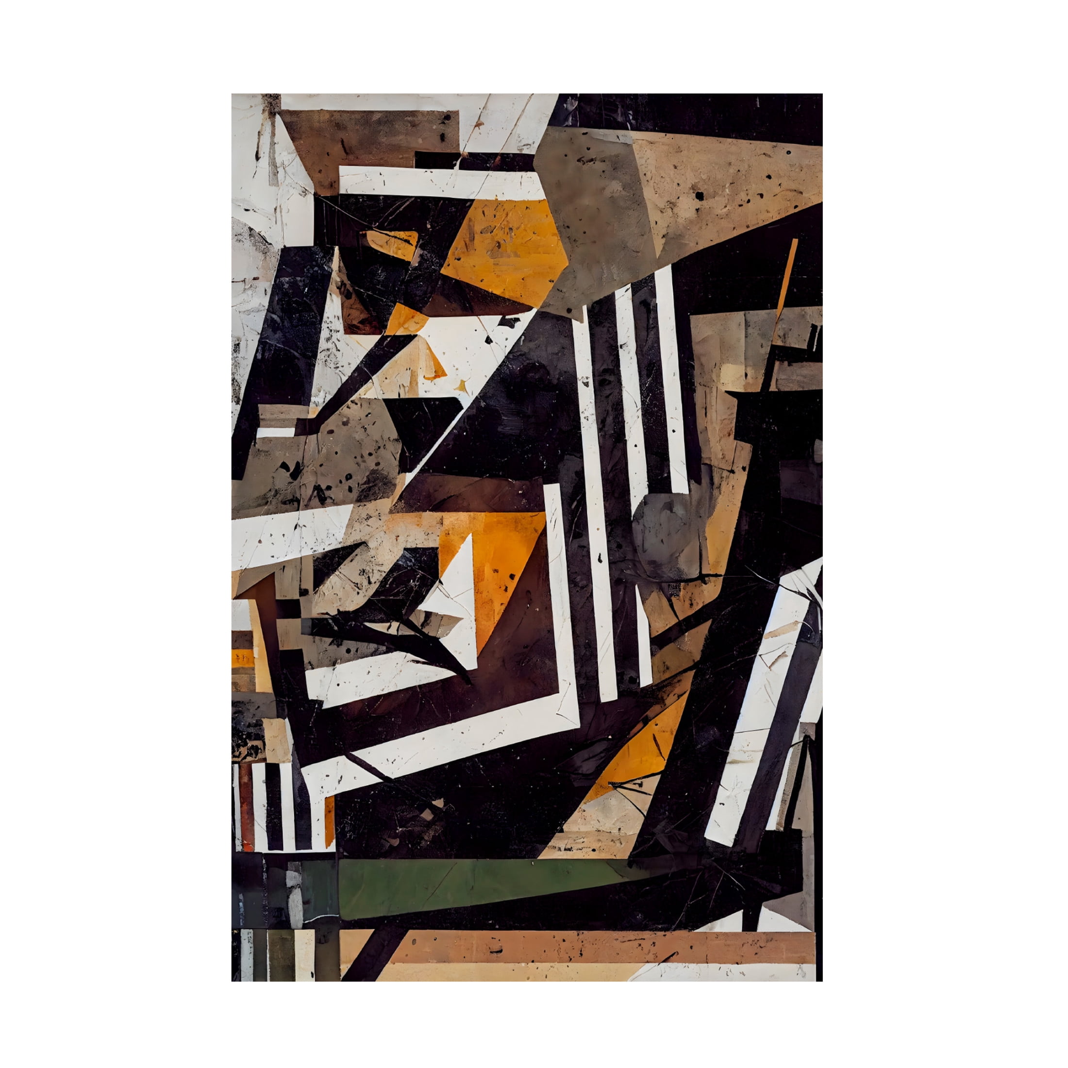 Canvas Wall Art - Treechild 'Collage No 1' Wall Art for Living Room, Bedroom, or Office D?cor by Trademark Fine Art - 30 x 47 Inches