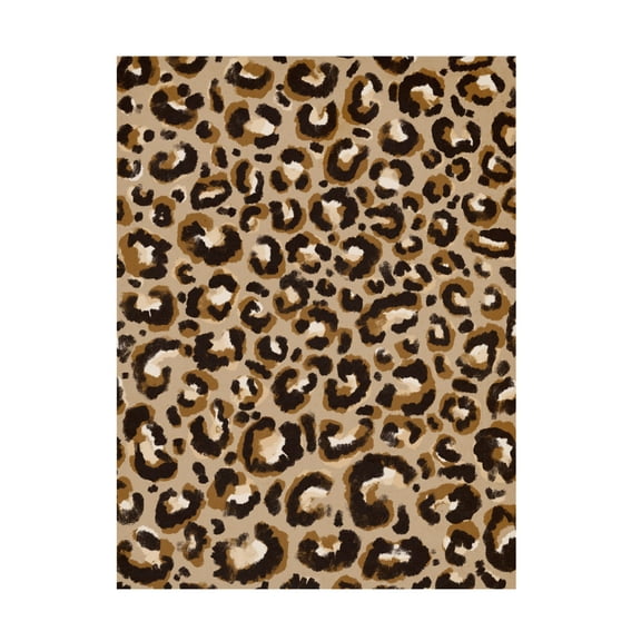 Canvas Wall Art - Treechild 'Cool Leo Pattern' Wall Art for Living Room, Bedroom, or Office D?cor by Trademark Fine Art - 14 x 19 Inches