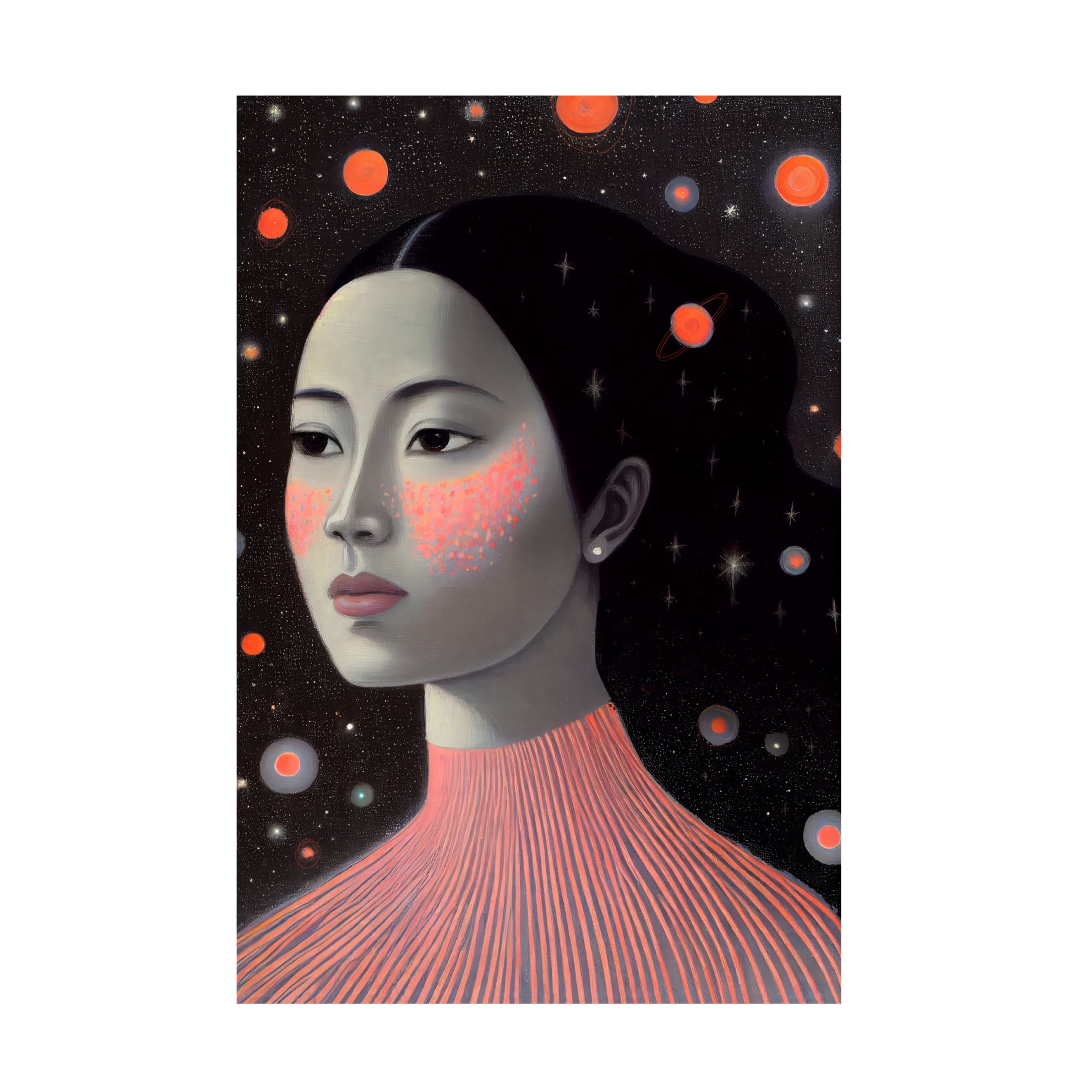 Canvas Wall Art - Treechild 'Devi' Wall Art for Living Room, Bedroom, or Office D?cor by Trademark Fine Art - 12 x 19 Inches