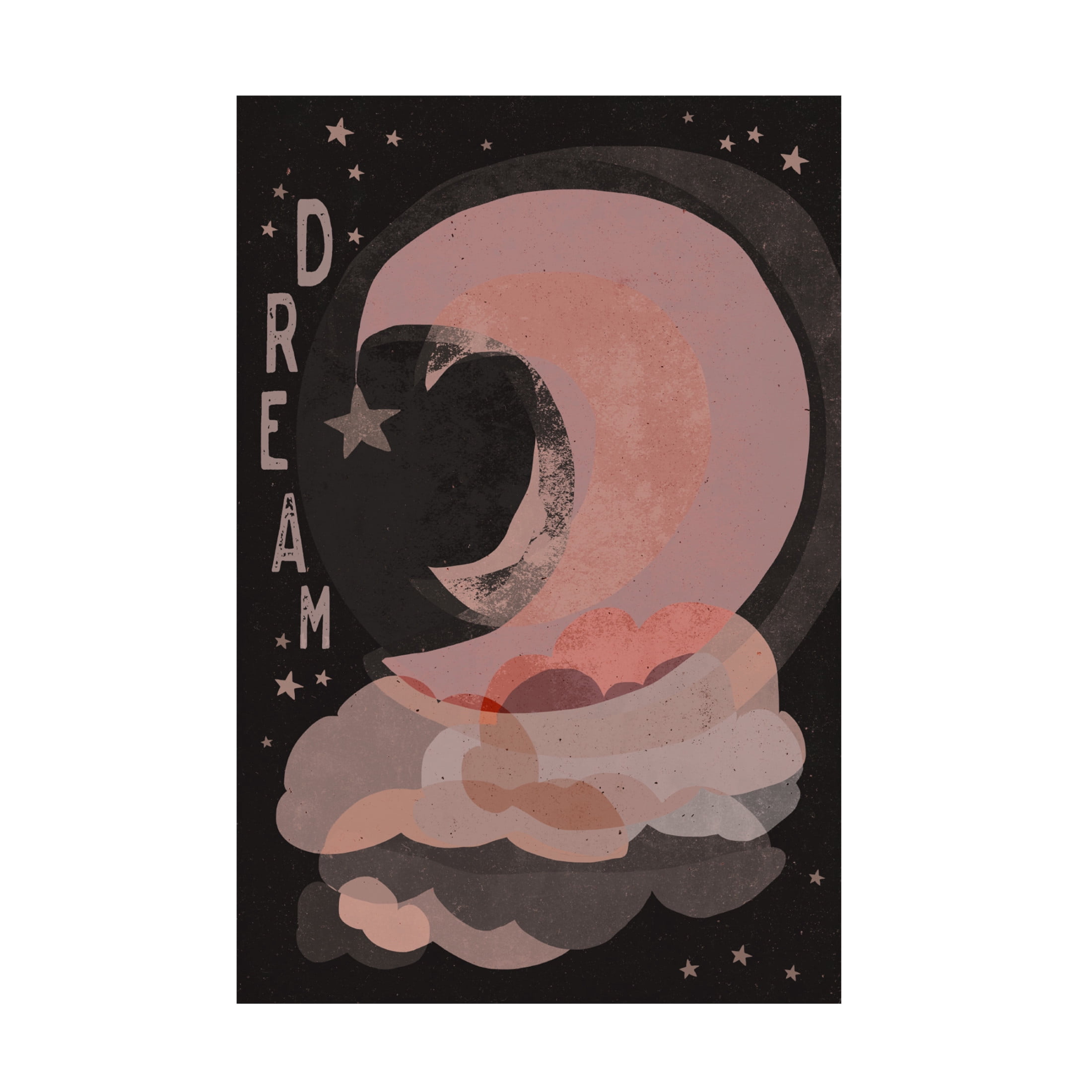 Canvas Wall Art - Treechild 'Dream (Dark Version)' Wall Art for Living Room, Bedroom, or Office D?cor by Trademark Fine Art - 30 x 47 Inches
