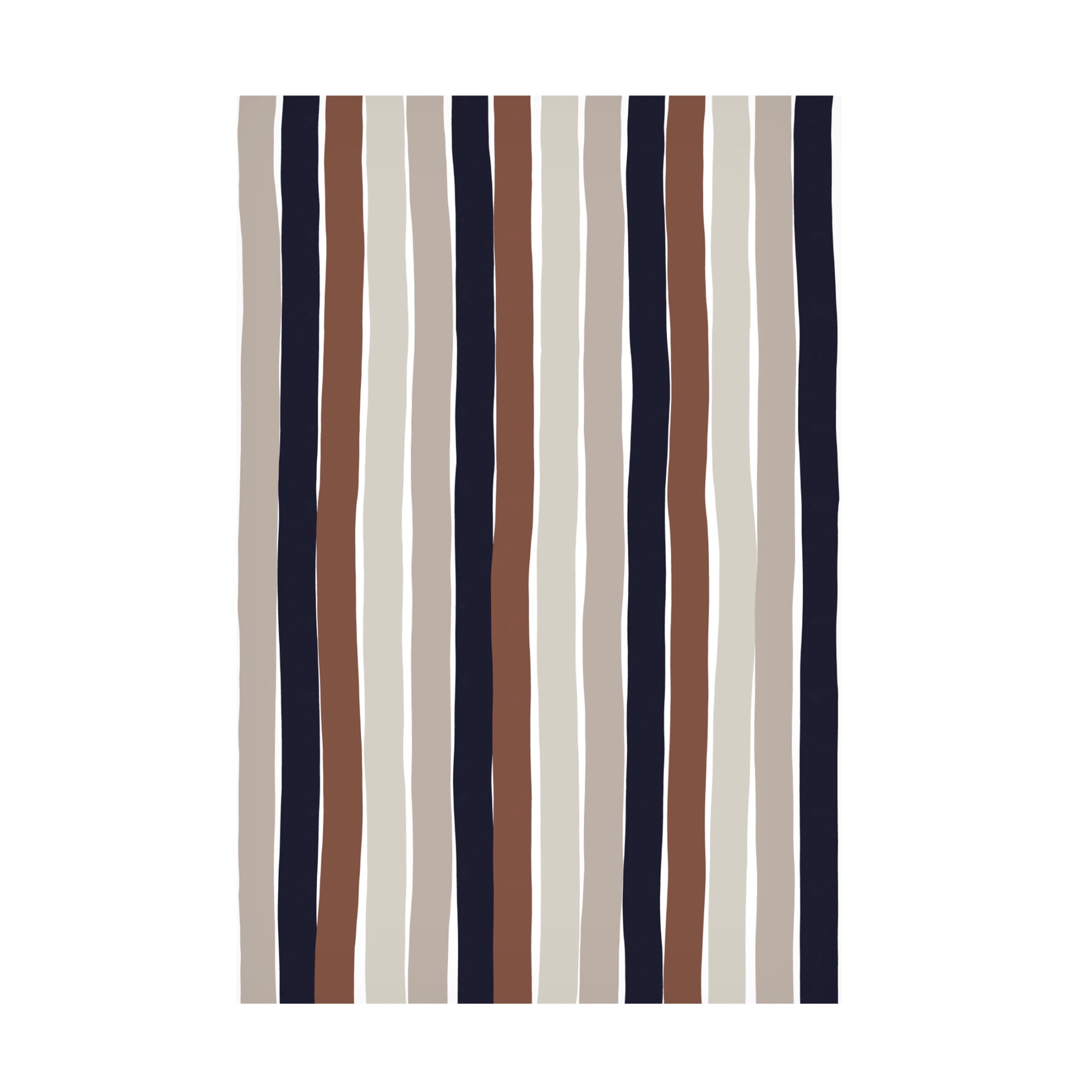 Canvas Wall Art - Treechild 'Gentle Color Stripes' Wall Art for Living Room, Bedroom, or Office D?cor by Trademark Fine Art - 12 x 19 Inches