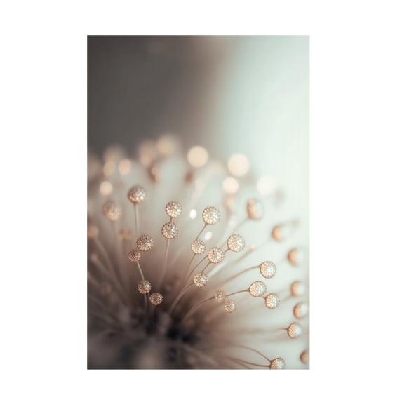 Canvas Wall Art - Treechild 'Glassy Flower' Wall Art for Living Room, Bedroom, or Office D?cor by Trademark Fine Art - 22 x 32 Inches