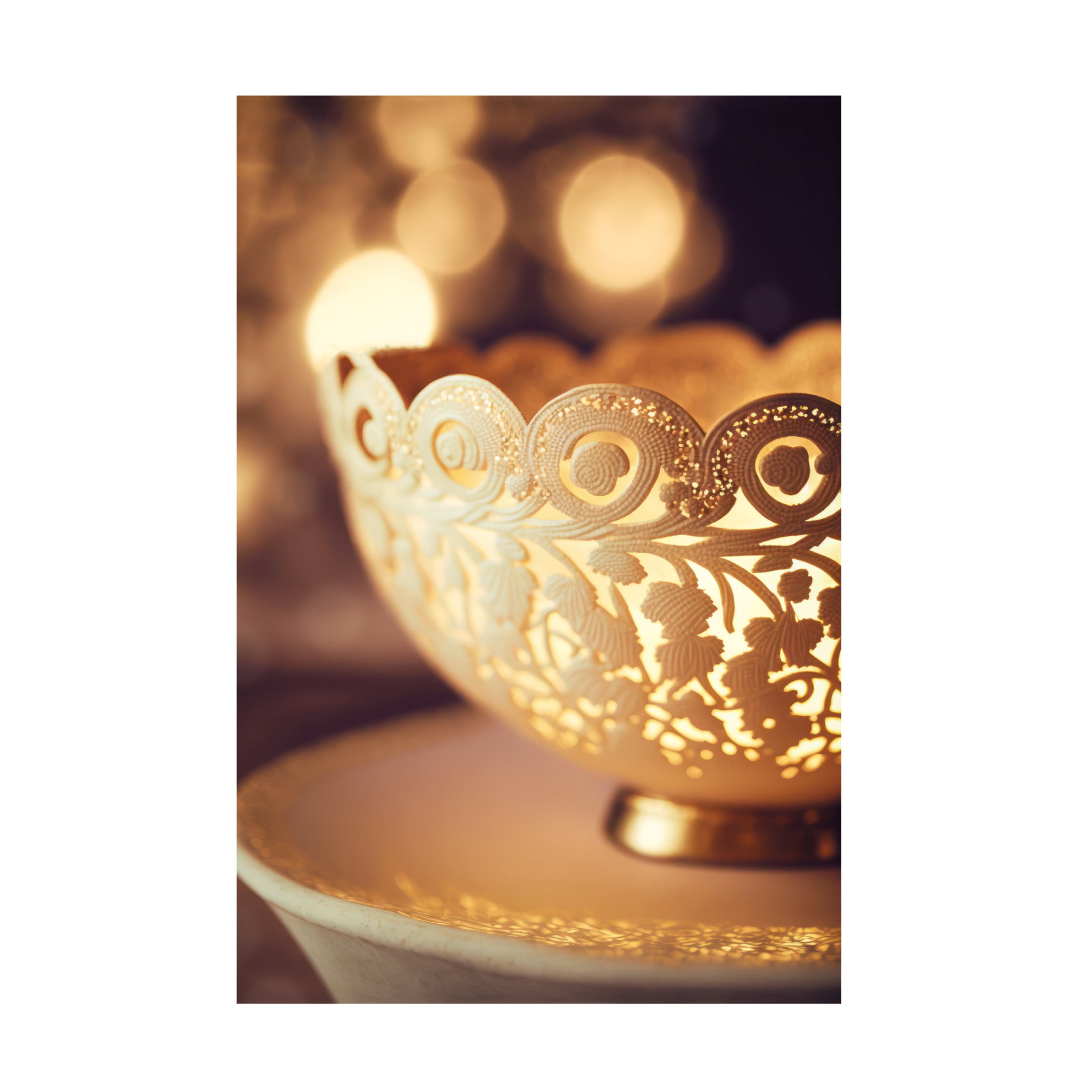 Canvas Wall Art - Treechild 'Golden Bowl' Wall Art for Living Room, Bedroom, or Office D?cor by Trademark Fine Art - 30 x 47 Inches