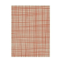 Canvas Wall Art - Treechild 'Hand Drawn Grid Pattern' Wall Art for Living Room, Bedroom, or Office D?cor by Trademark Fine Art - 14 x 19 Inches