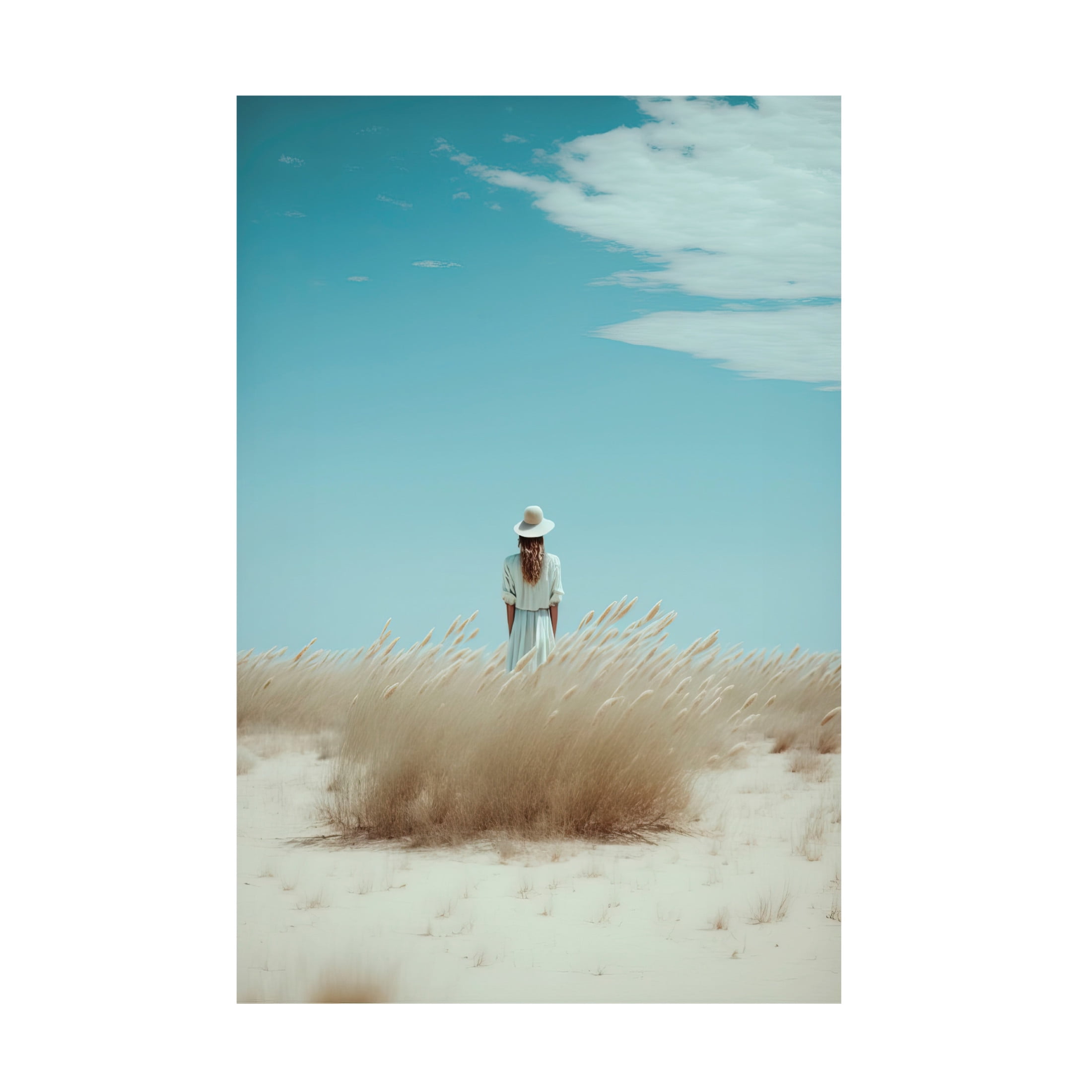 Canvas Wall Art - Treechild 'In The Dunes' Wall Art for Living Room, Bedroom, or Office D?cor by Trademark Fine Art - 30 x 47 Inches