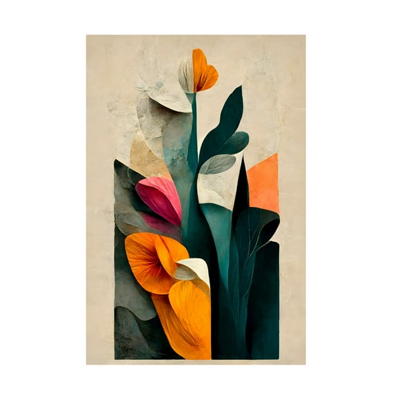 Canvas Wall Art - Treechild 'In The Garden' Wall Art for Living Room, Bedroom, or Office D?cor by Trademark Fine Art - 12 x 19 Inches