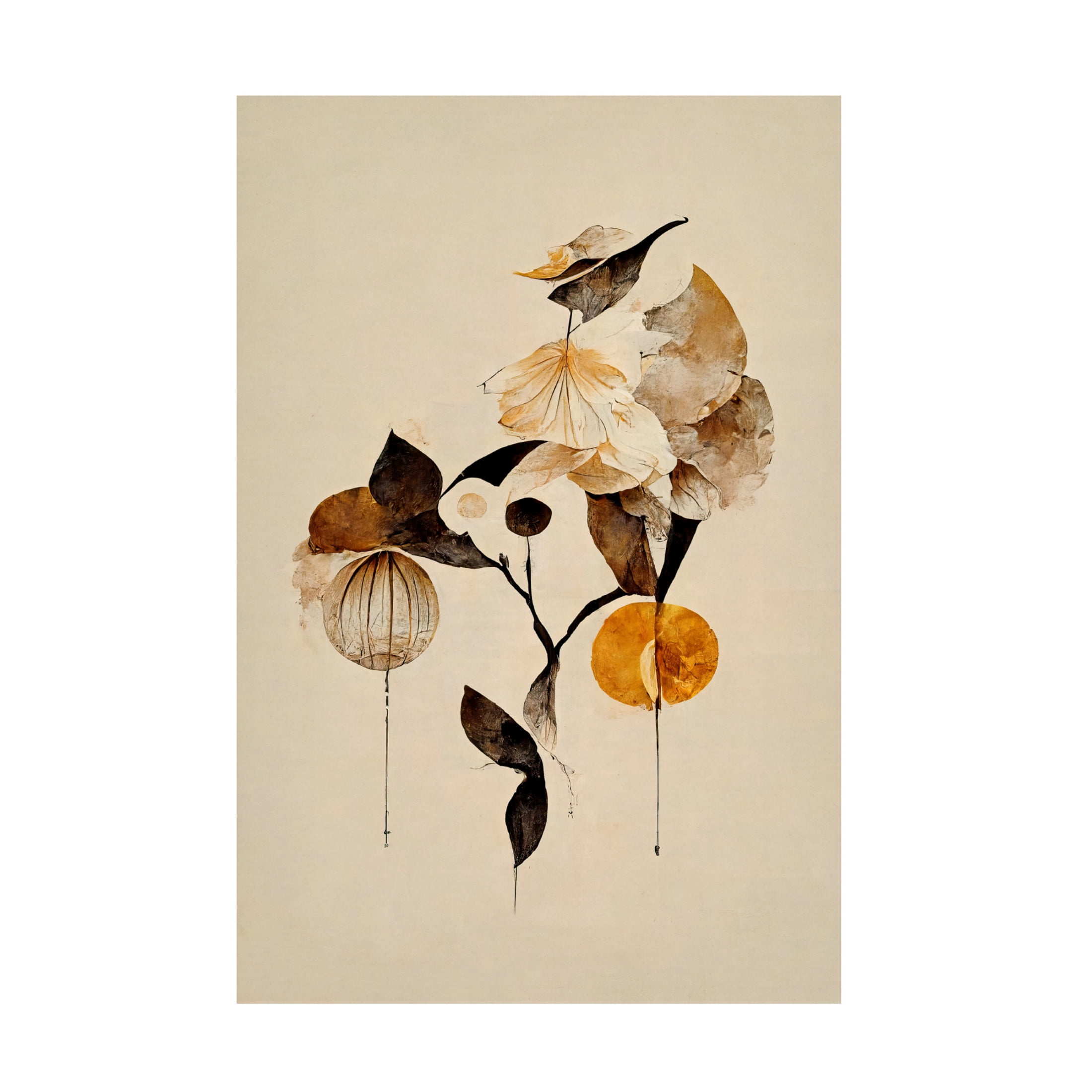 Canvas Wall Art - Treechild 'La FragilitAu' Wall Art for Living Room, Bedroom, or Office D?cor by Trademark Fine Art - 30 x 47 Inches