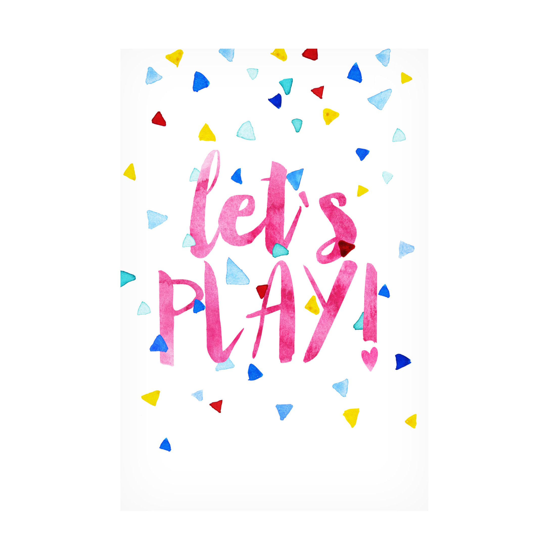 Canvas Wall Art - Treechild 'Let`s Play!' Wall Art for Living Room, Bedroom, or Office D?cor by Trademark Fine Art - 16 x 24 Inches