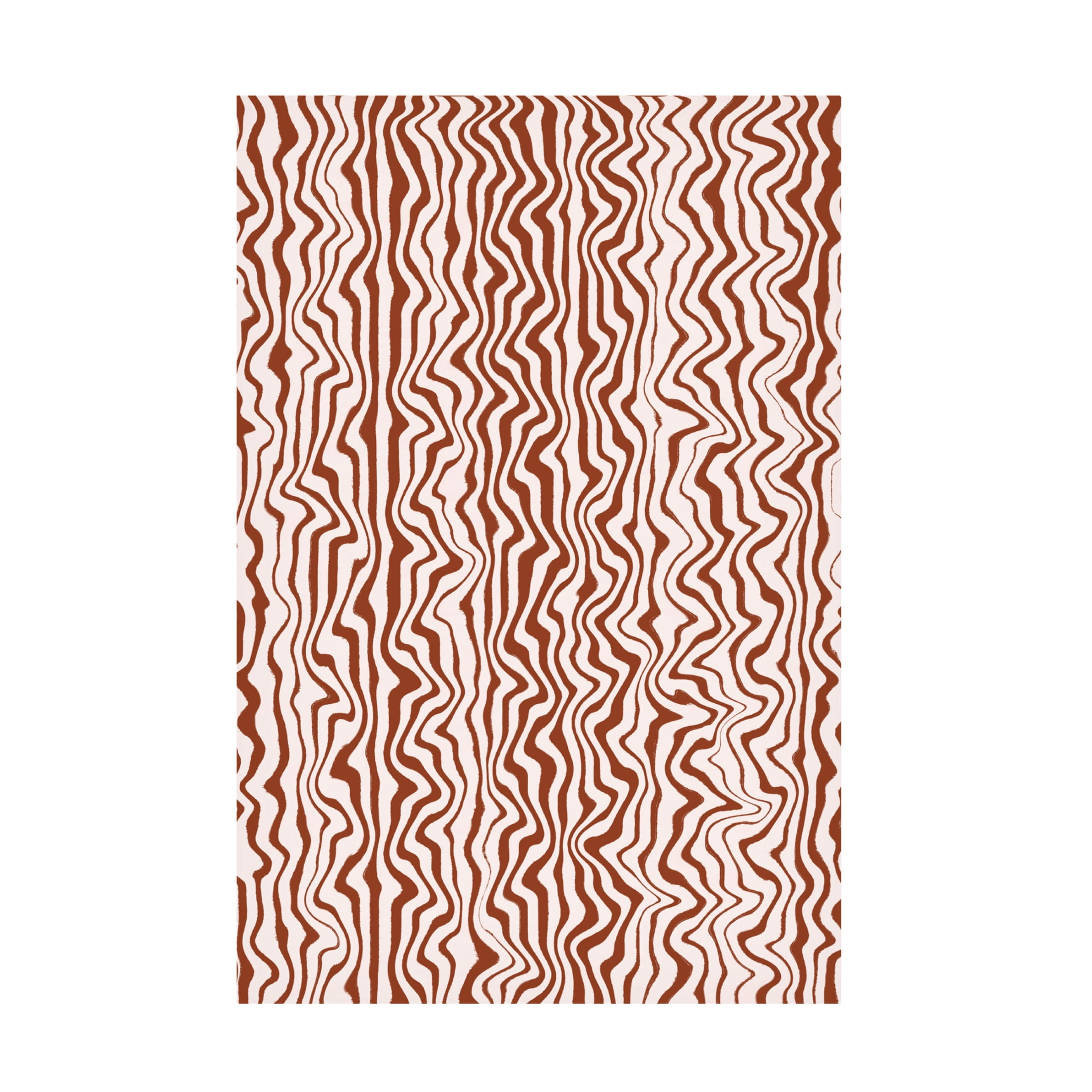 Canvas Wall Art - Treechild 'Liquid Beige Stripes Pattern' Wall Art for Living Room, Bedroom, or Office D?cor by Trademark Fine Art - 16 x 24 Inches