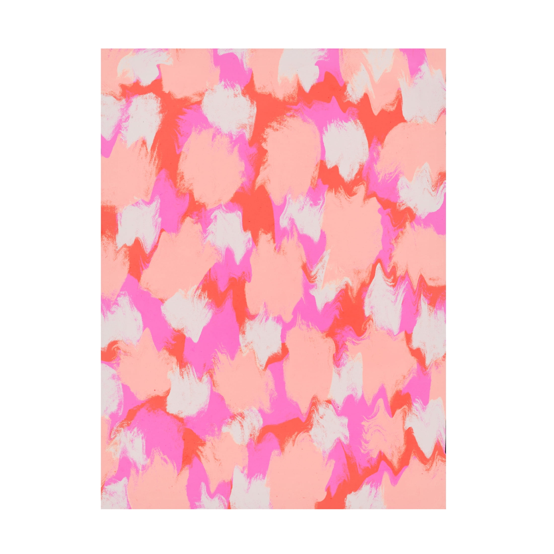 Canvas Wall Art - Treechild 'Liquid Pastel Strokes' Wall Art for Living Room, Bedroom, or Office D?cor by Trademark Fine Art - 14 x 19 Inches