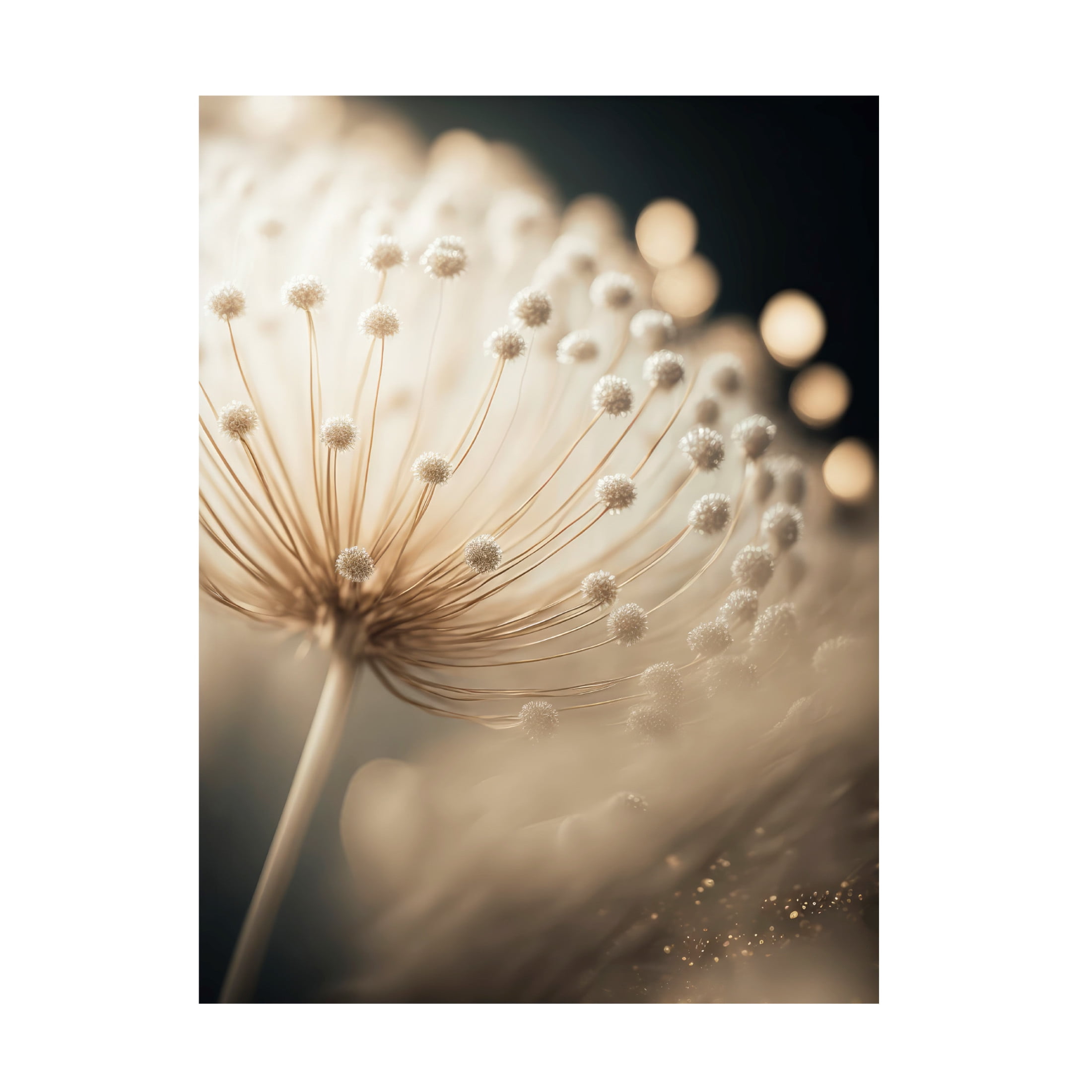 Canvas Wall Art - Treechild 'Little Pompoms' Wall Art for Living Room, Bedroom, or Office D?cor by Trademark Fine Art - 35 x 47 Inches