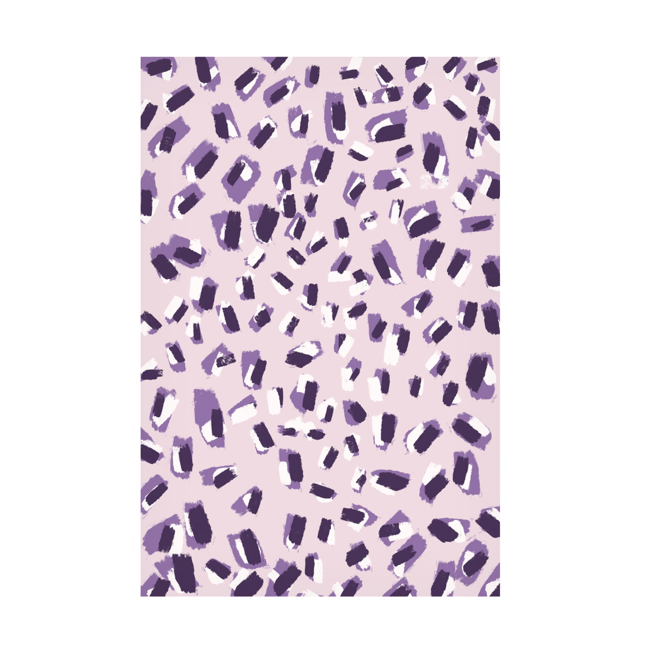 Canvas Wall Art - Treechild 'Little Purple Strokes' Wall Art for Living Room, Bedroom, or Office D?cor by Trademark Fine Art - 30 x 47 Inches