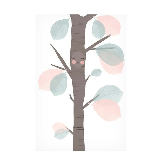 Canvas Wall Art - Treechild 'Little Tree' Wall Art for Living Room, Bedroom, or Office D?cor by Trademark Fine Art - 12 x 19 Inches
