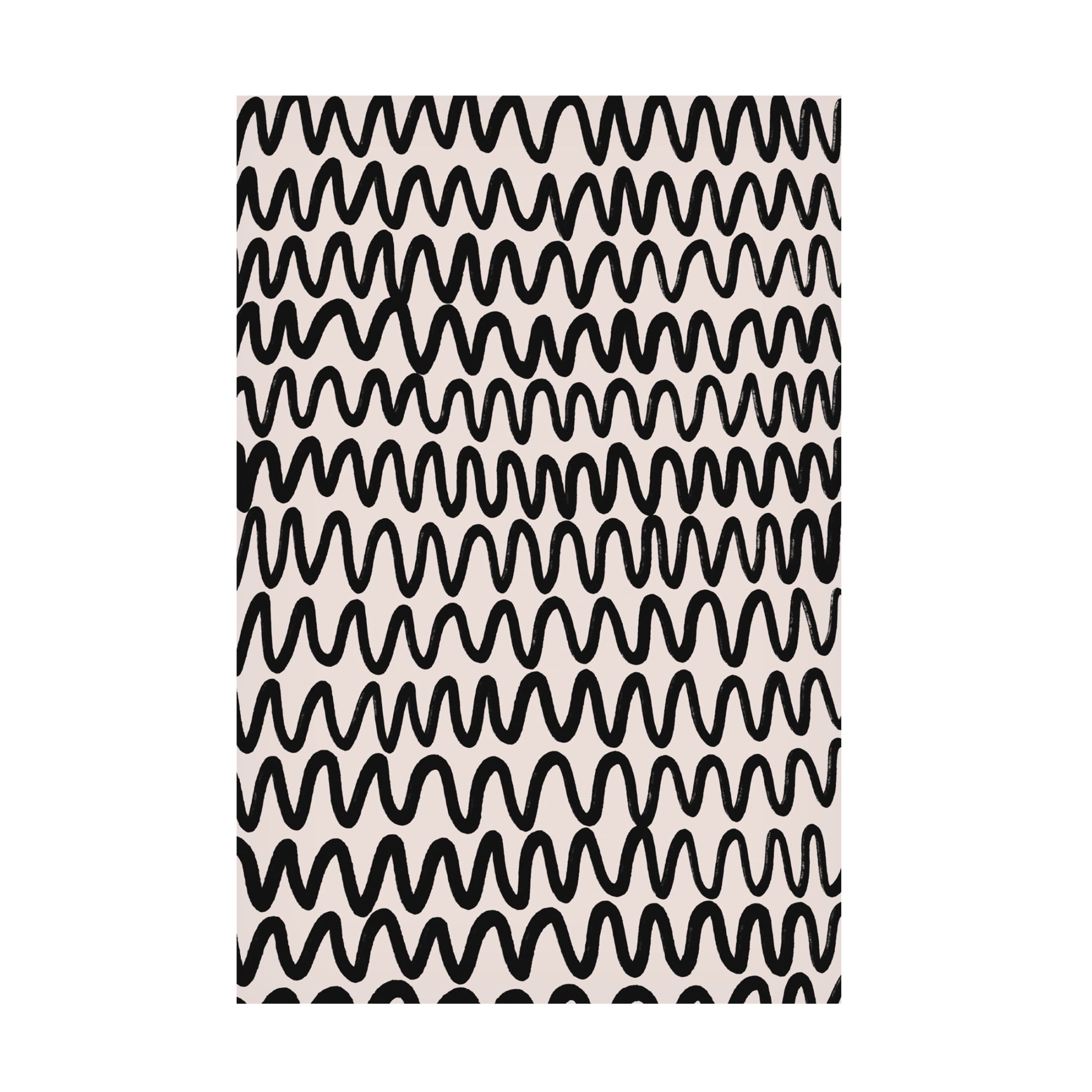 Canvas Wall Art - Treechild 'Marker Wavey Pattern' Wall Art for Living Room, Bedroom, or Office D?cor by Trademark Fine Art - 12 x 19 Inches