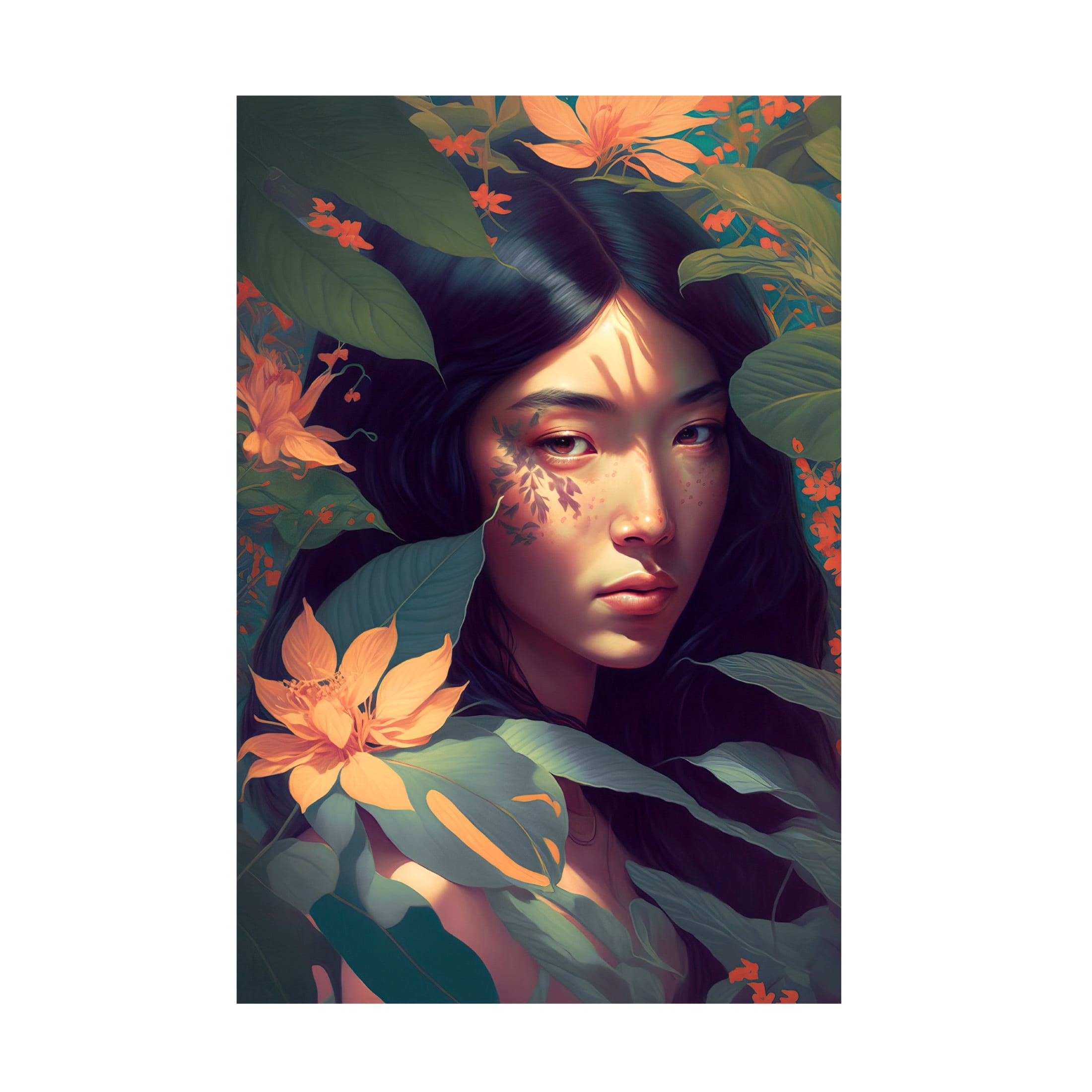 Canvas Wall Art - Treechild 'Natural Beauty' Wall Art for Living Room, Bedroom, or Office D?cor by Trademark Fine Art - 12 x 19 Inches