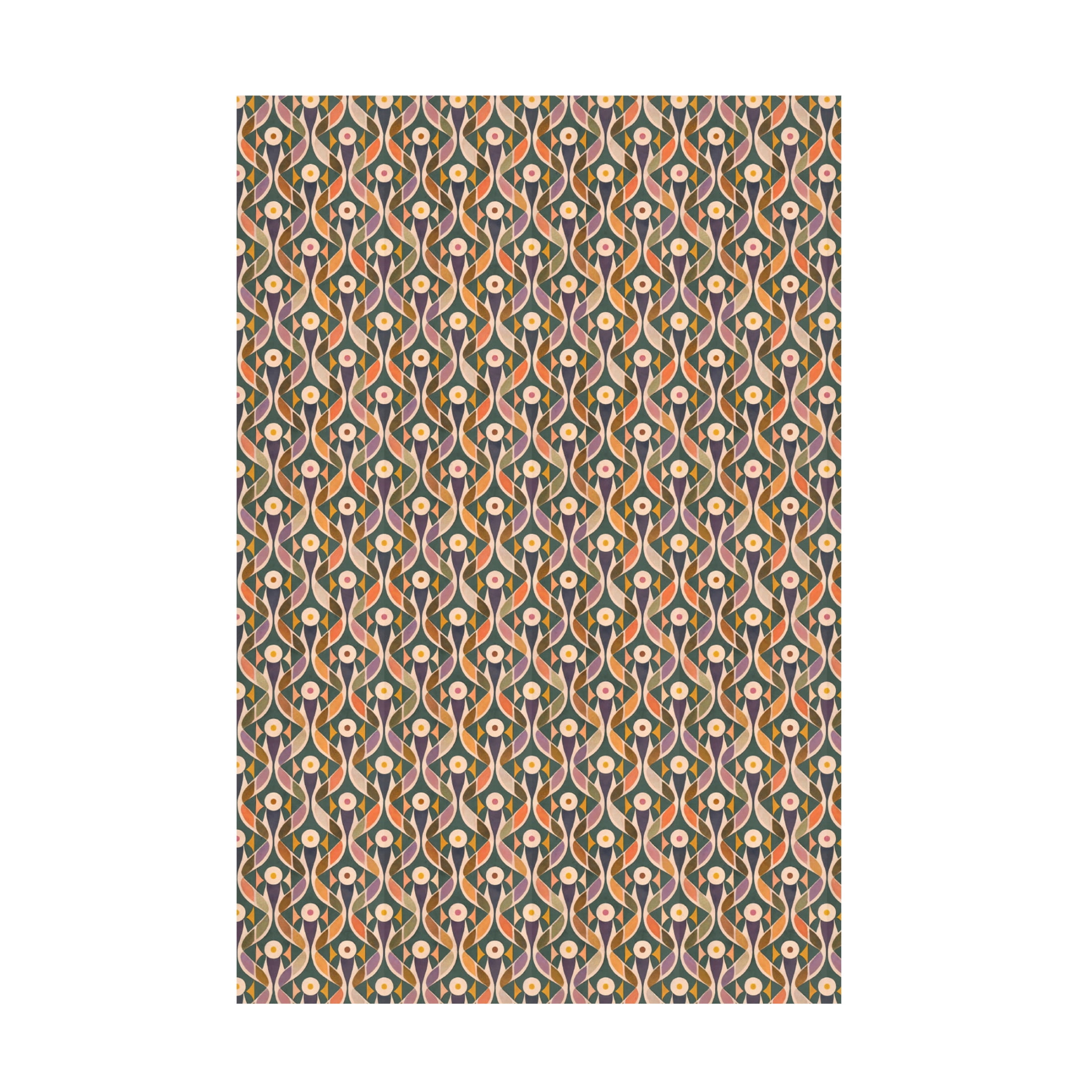 Canvas Wall Art - Treechild 'Pastel Pattern' Wall Art for Living Room, Bedroom, or Office D?cor by Trademark Fine Art - 22 x 32 Inches