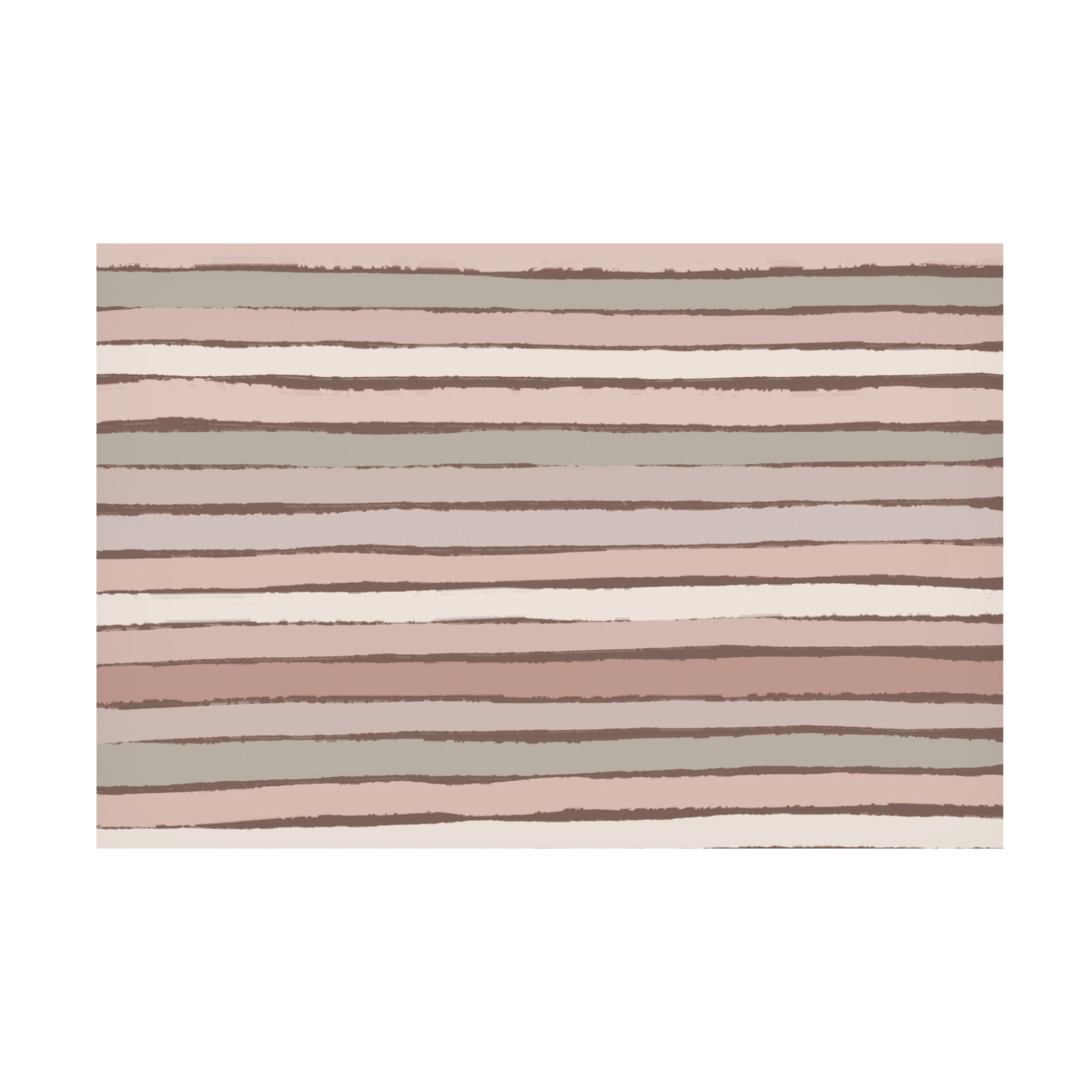 Canvas Wall Art - Treechild 'Pastel Stripes PAttern' Wall Art for Living Room, Bedroom, or Office D?cor by Trademark Fine Art - 24 x 16 Inches