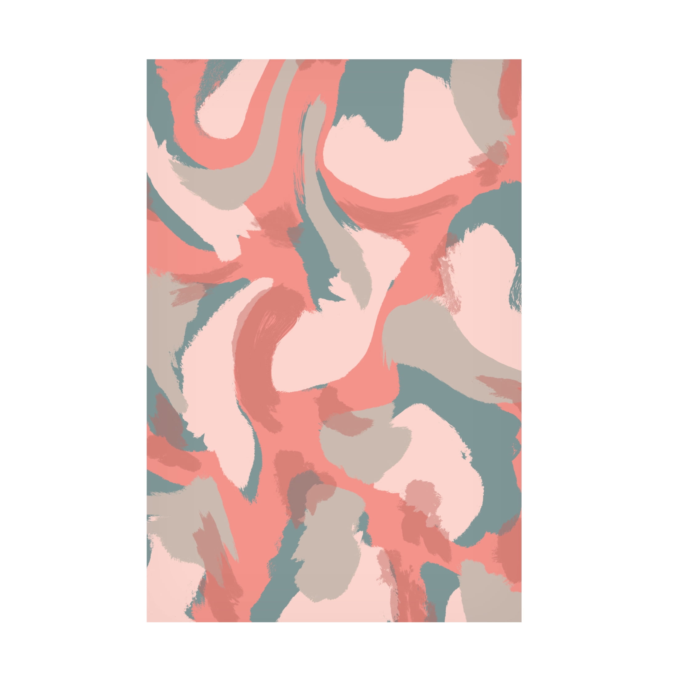 Canvas Wall Art - Treechild 'Pastel Strokes Pattern' Wall Art for Living Room, Bedroom, or Office D?cor by Trademark Fine Art - 22 x 32 Inches