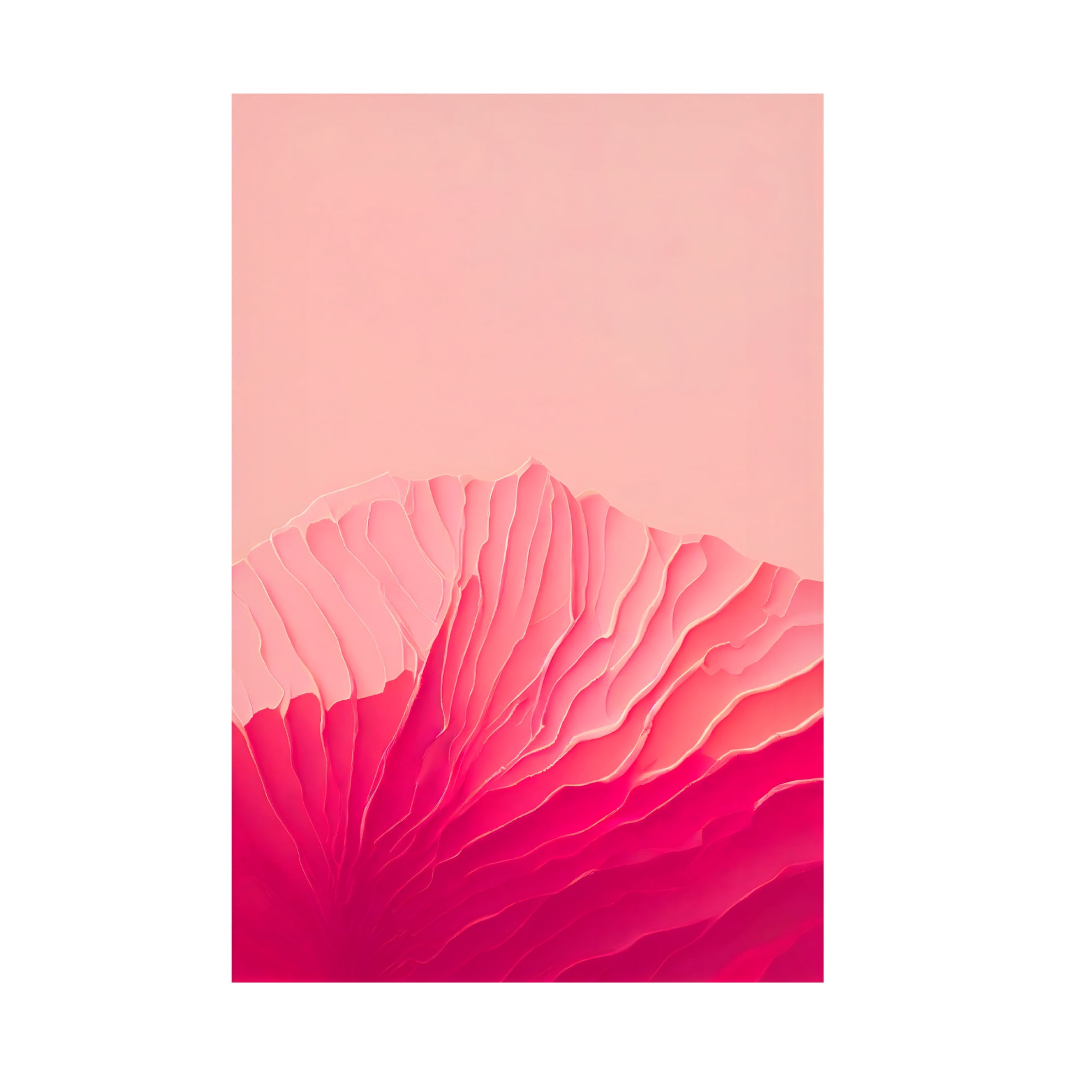 Canvas Wall Art - Treechild 'Pink Coral' Wall Art for Living Room, Bedroom, or Office D?cor by Trademark Fine Art - 22 x 32 Inches