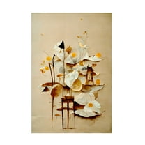 Canvas Wall Art - Treechild 'Primula' Wall Art for Living Room, Bedroom, or Office D?cor by Trademark Fine Art - 12 x 19 Inches