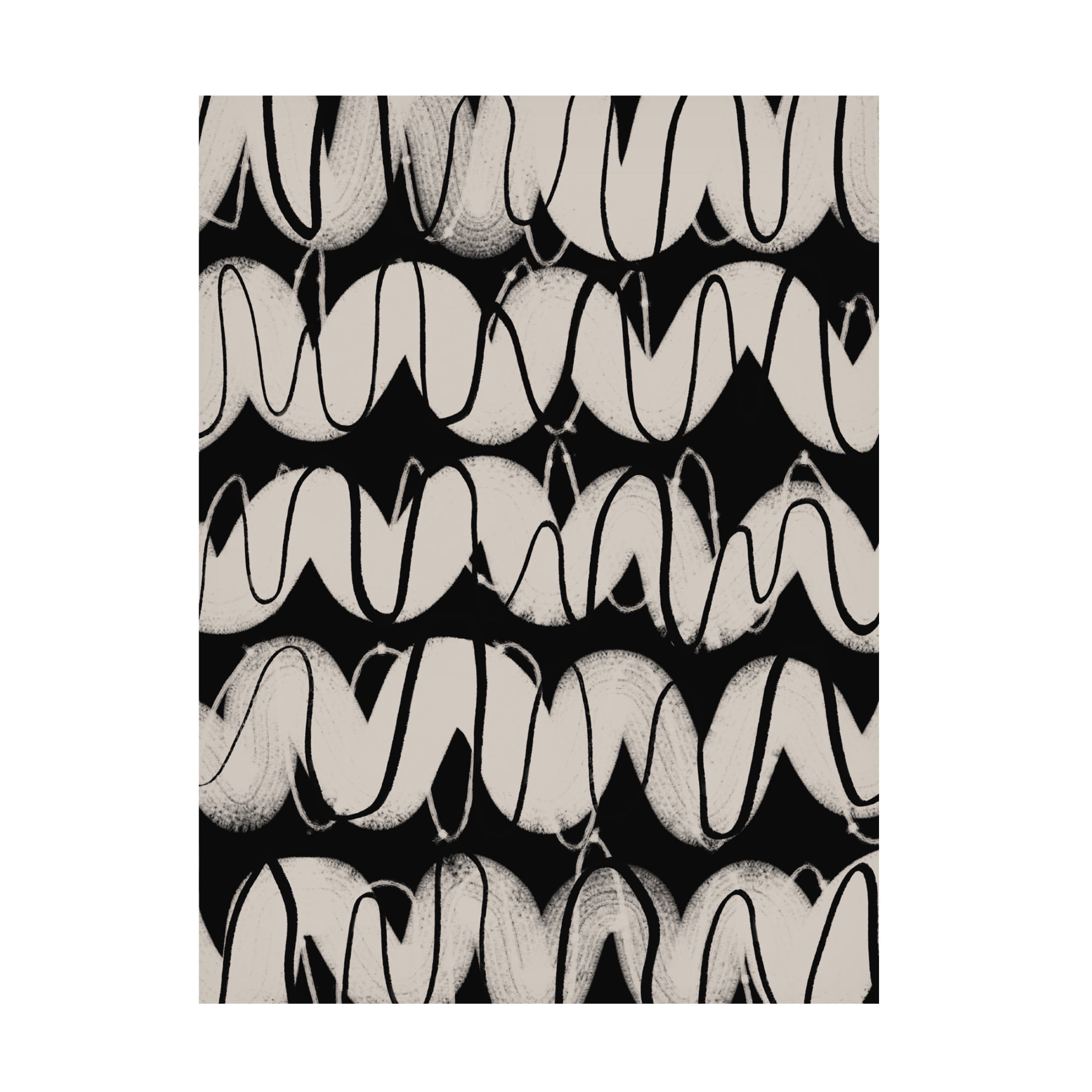 Canvas Wall Art - Treechild 'Radio Waves Pattern' Wall Art for Living Room, Bedroom, or Office D?cor by Trademark Fine Art - 18 x 24 Inches