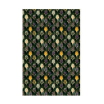 Canvas Wall Art - Treechild 'Romantic Ginko Pattern' Wall Art for Living Room, Bedroom, or Office D?cor by Trademark Fine Art - 12 x 19 Inches