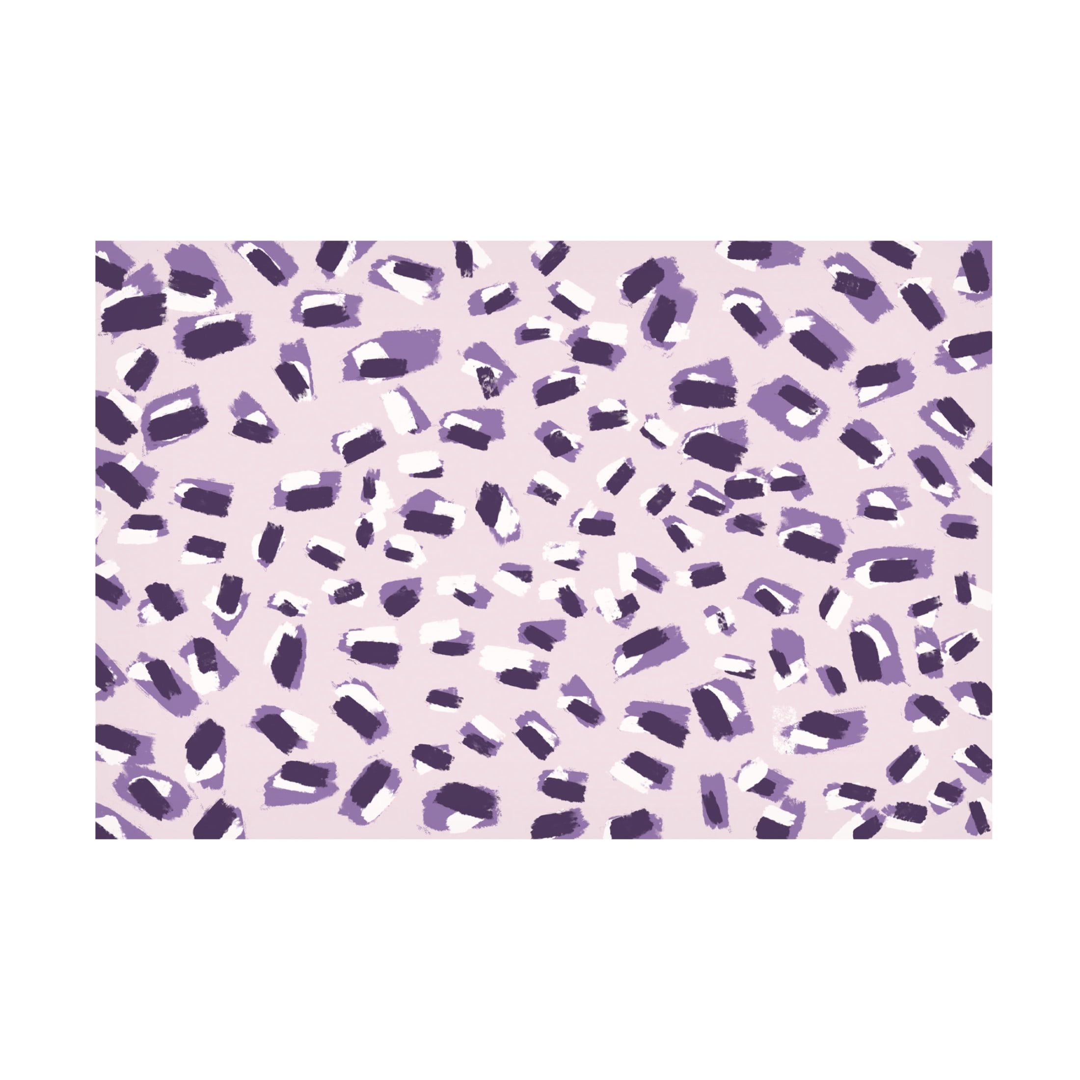 Canvas Wall Art - Treechild 'Scattered Small Purple Strokes Pattern' Wall Art for Living Room, Bedroom, or Office D?cor by Trademark Fine Art - 24 x 16 Inches
