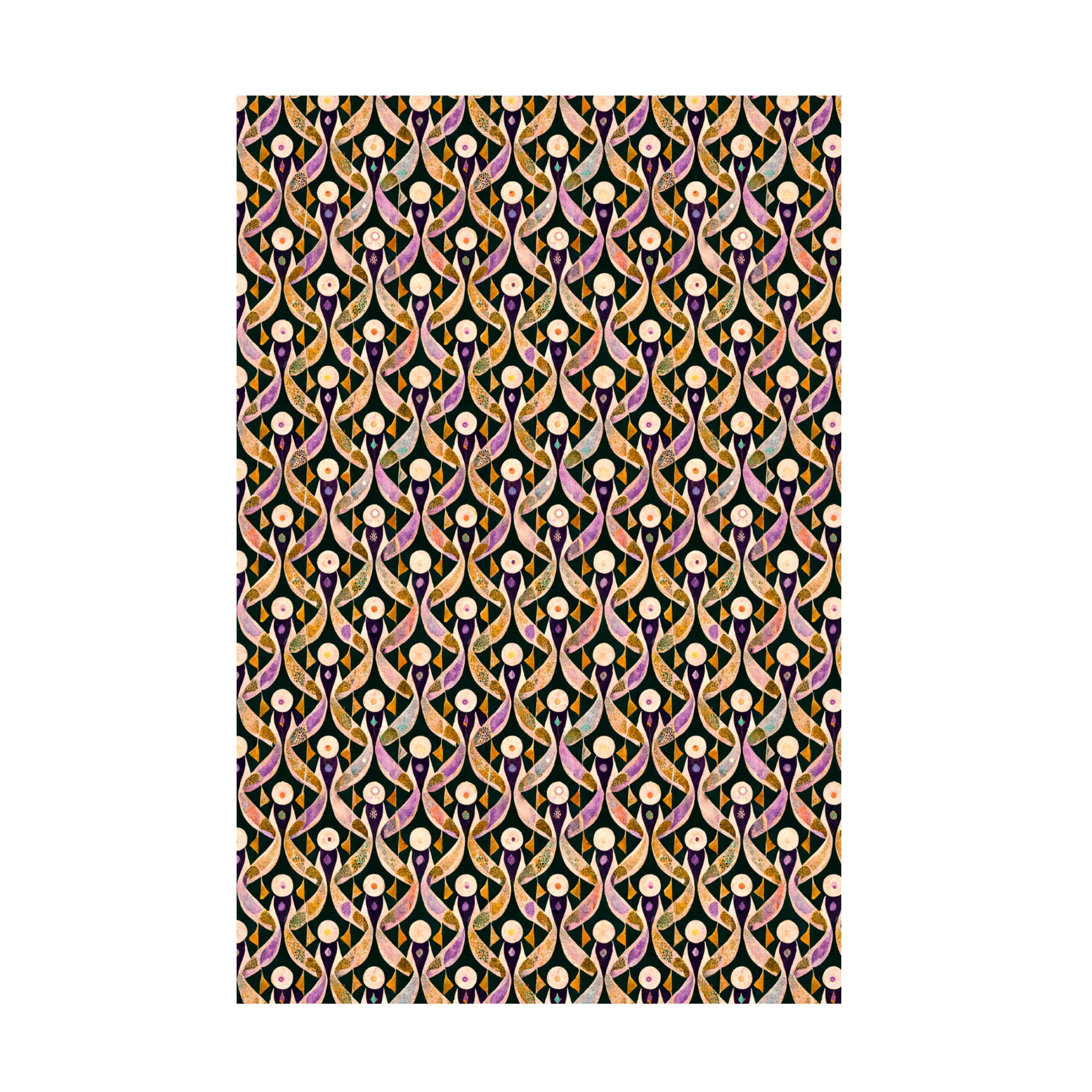 Canvas Wall Art - Treechild 'Shabby Pastel Pattern' Wall Art for Living Room, Bedroom, or Office D?cor by Trademark Fine Art - 12 x 19 Inches