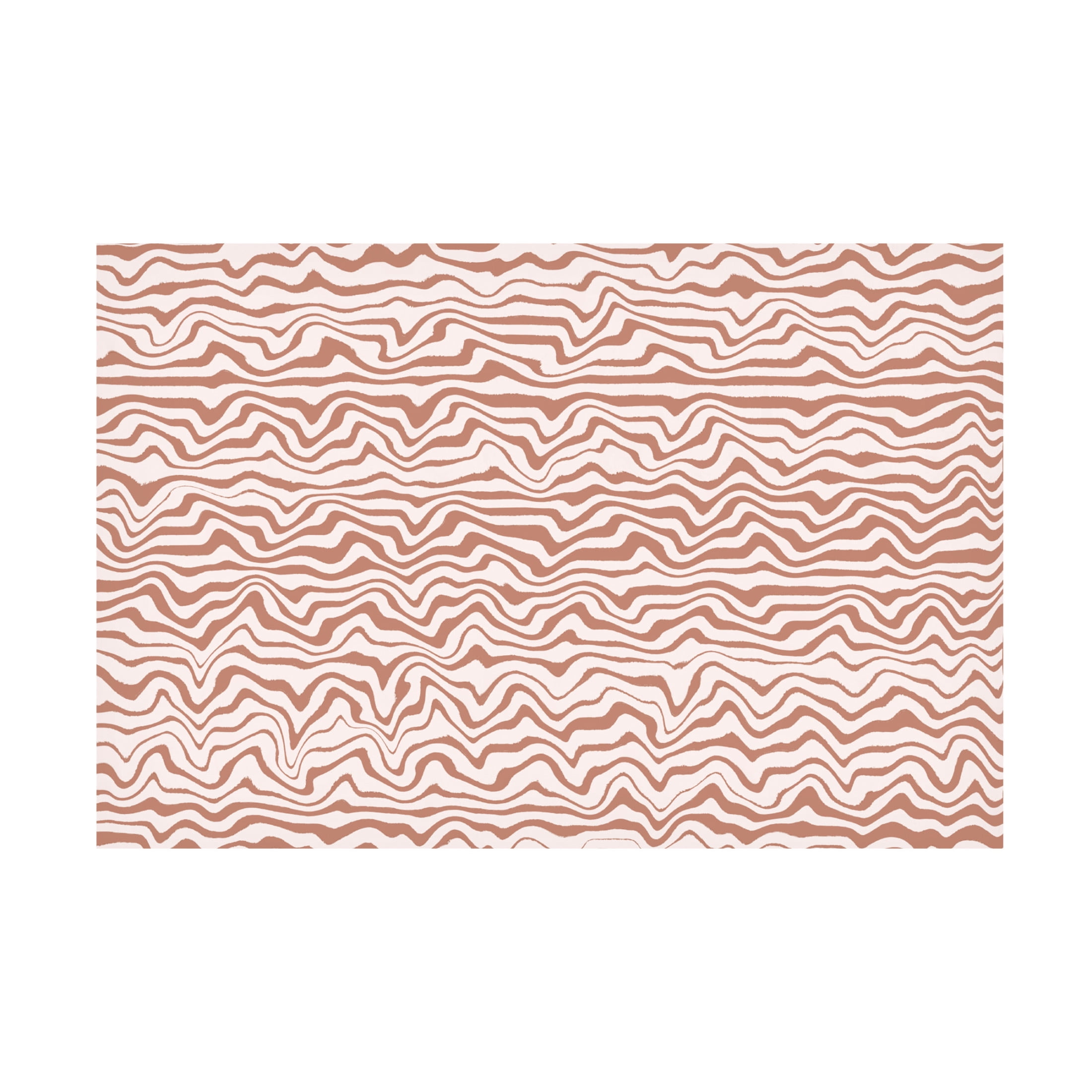 Canvas Wall Art - Treechild 'Shaky Beige Lines Square' Wall Art for Living Room, Bedroom, or Office D?cor by Trademark Fine Art - 24 x 16 Inches