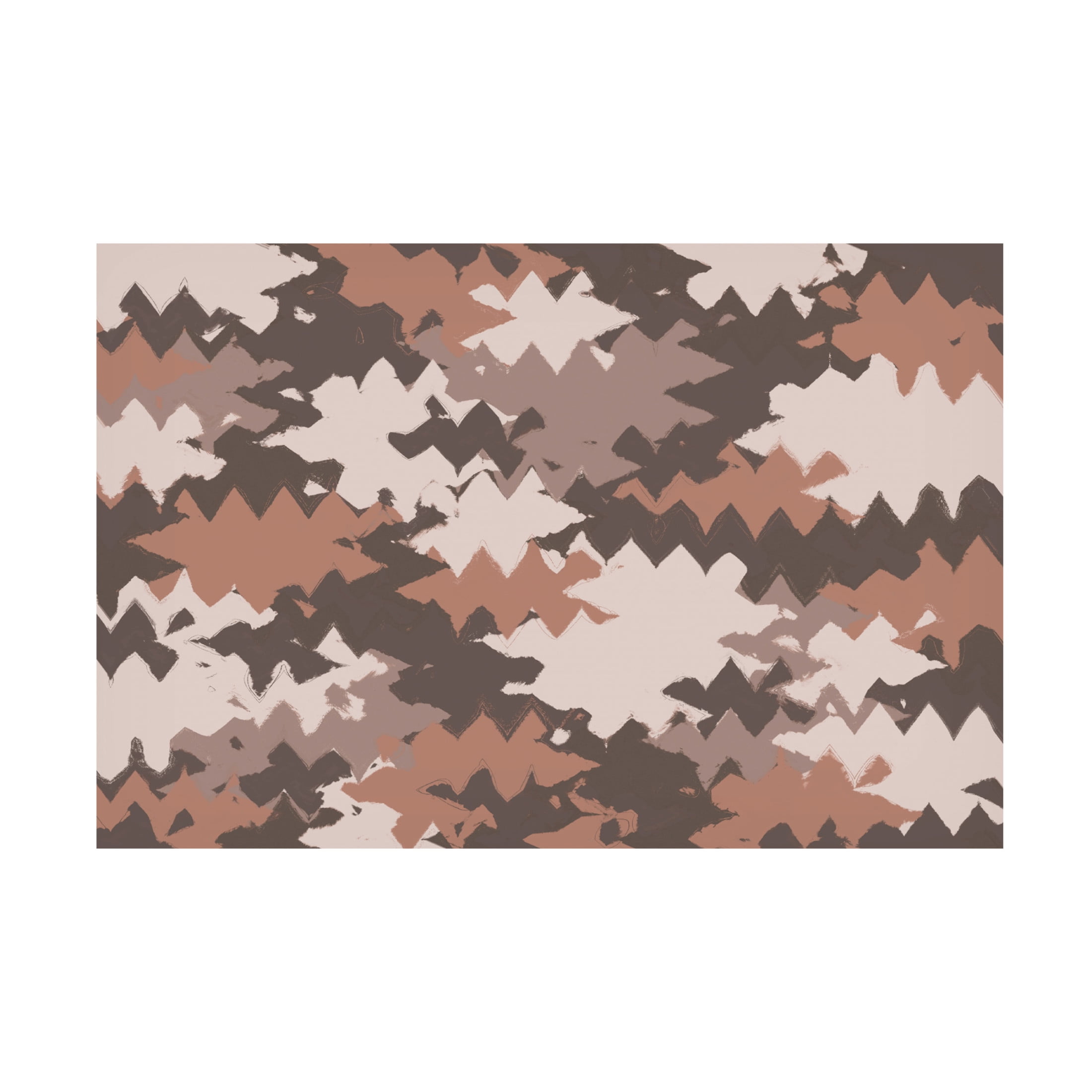 Canvas Wall Art - Treechild 'Shaky Pastel Pattern Square' Wall Art for Living Room, Bedroom, or Office D?cor by Trademark Fine Art - 47 x 30 Inches