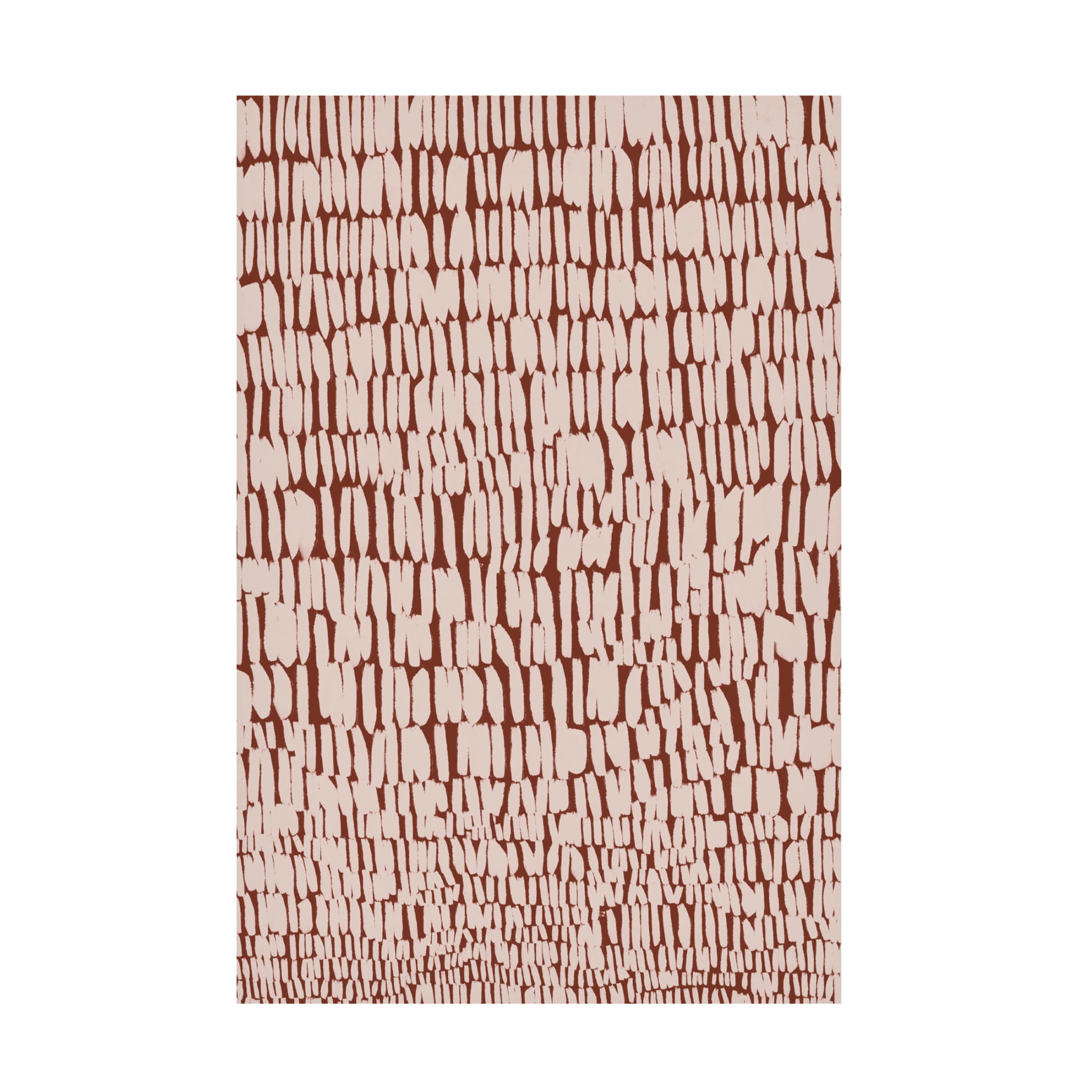 Canvas Wall Art - Treechild 'Short Beige Strokes Pattern' Wall Art for Living Room, Bedroom, or Office D?cor by Trademark Fine Art - 12 x 19 Inches