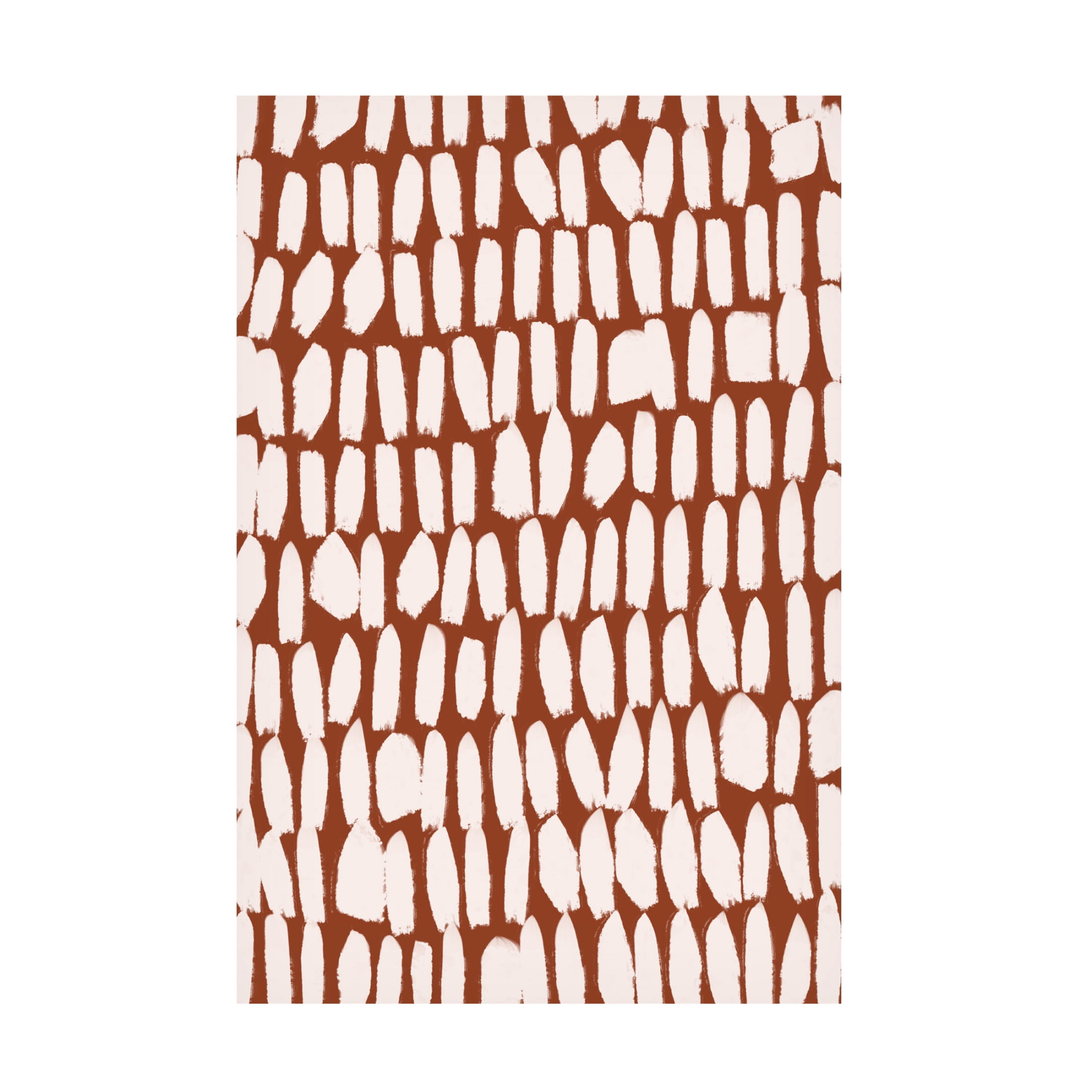Canvas Wall Art - Treechild 'Simple White Strokes' Wall Art for Living Room, Bedroom, or Office D?cor by Trademark Fine Art - 30 x 47 Inches