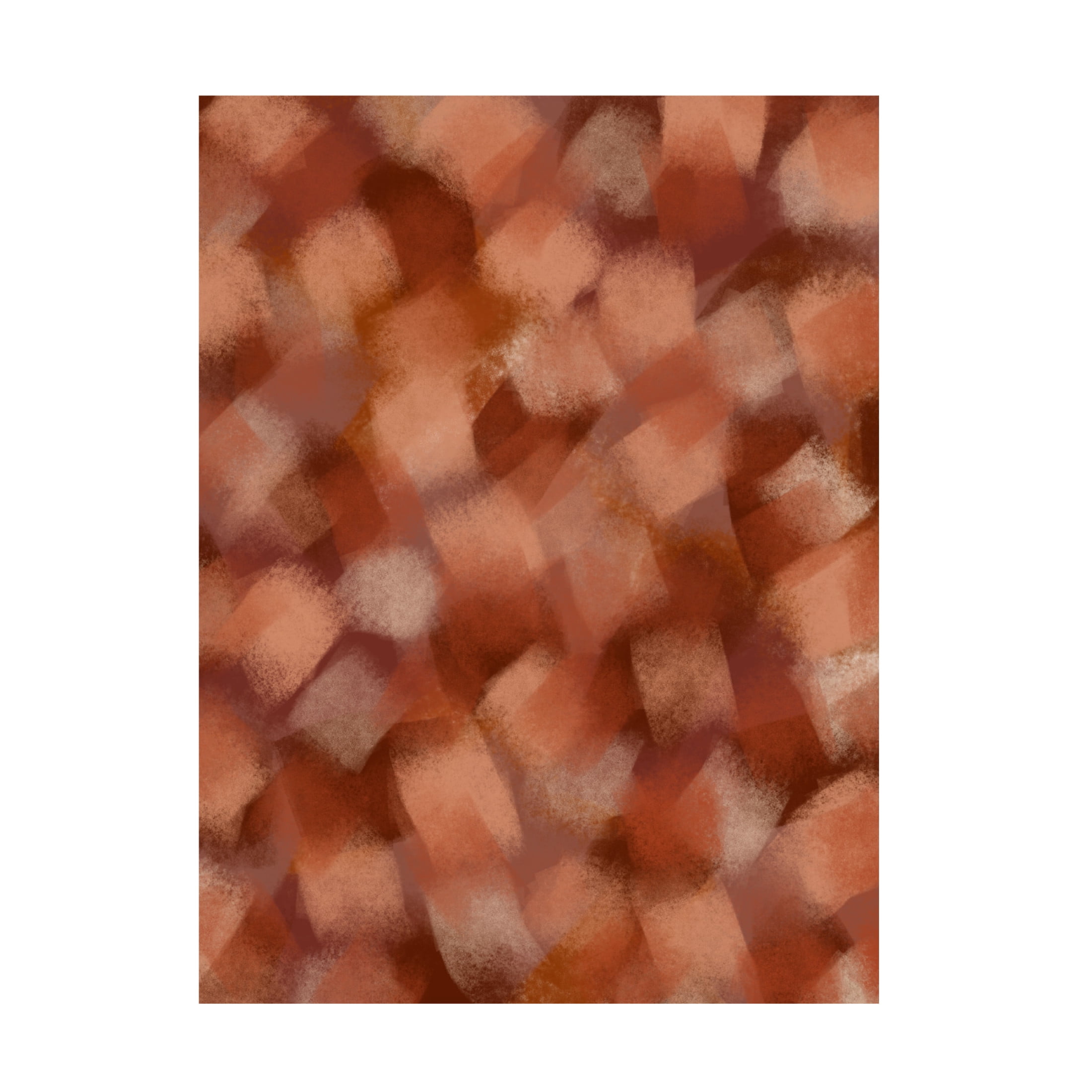 Canvas Wall Art - Treechild 'Spotted Brown Brush Strokes' Wall Art for Living Room, Bedroom, or Office D?cor by Trademark Fine Art - 24 x 32 Inches