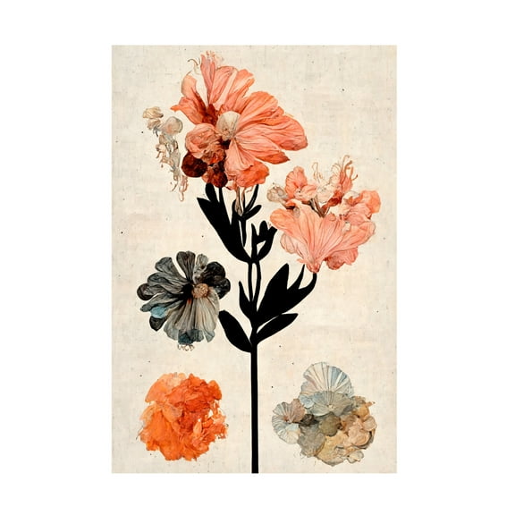 Canvas Wall Art - Treechild 'Stribula Cosa' Wall Art for Living Room, Bedroom, or Office D?cor by Trademark Fine Art - 12 x 19 Inches