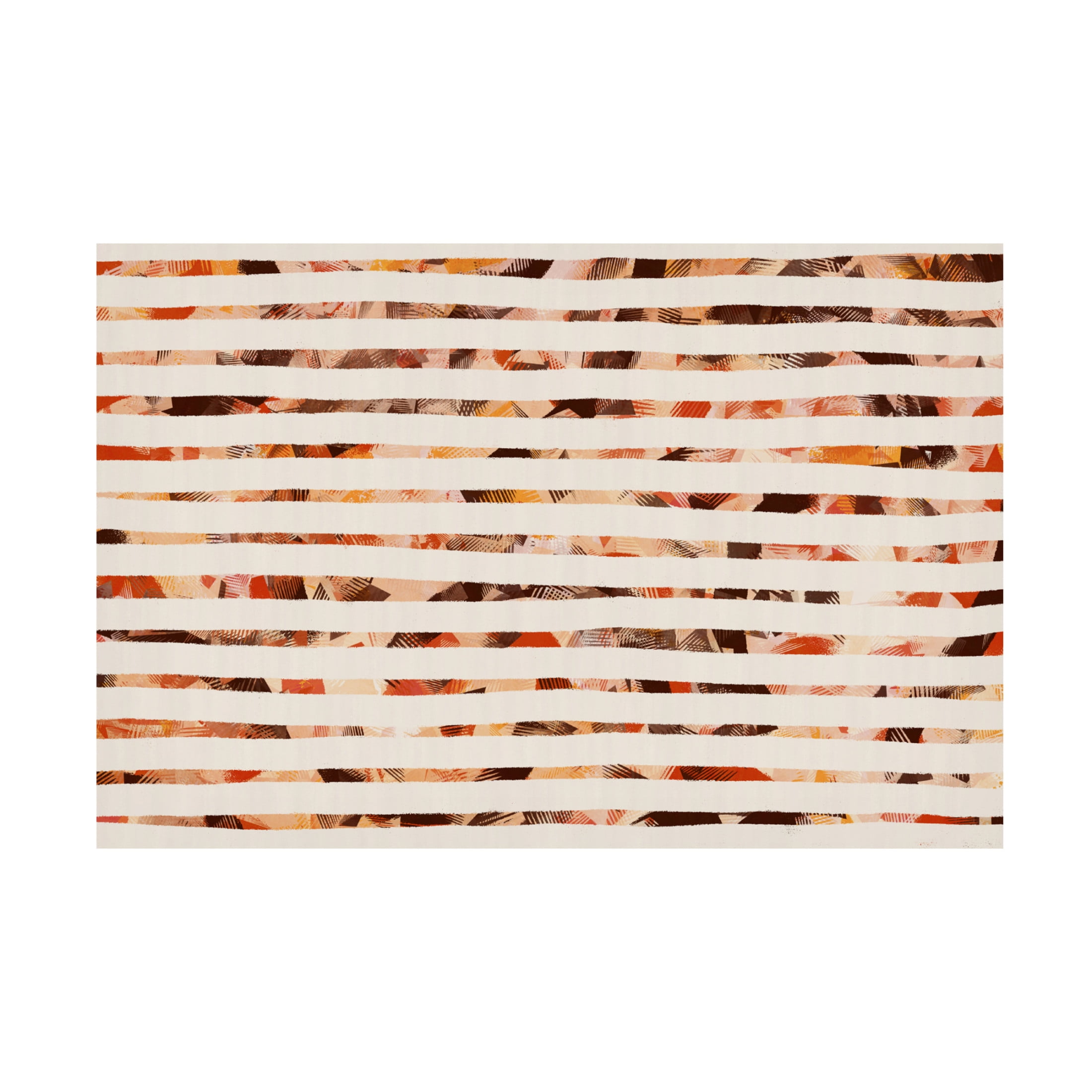 Canvas Wall Art - Treechild 'Stripes and Pattern' Wall Art for Living Room, Bedroom, or Office D?cor by Trademark Fine Art - 47 x 30 Inches