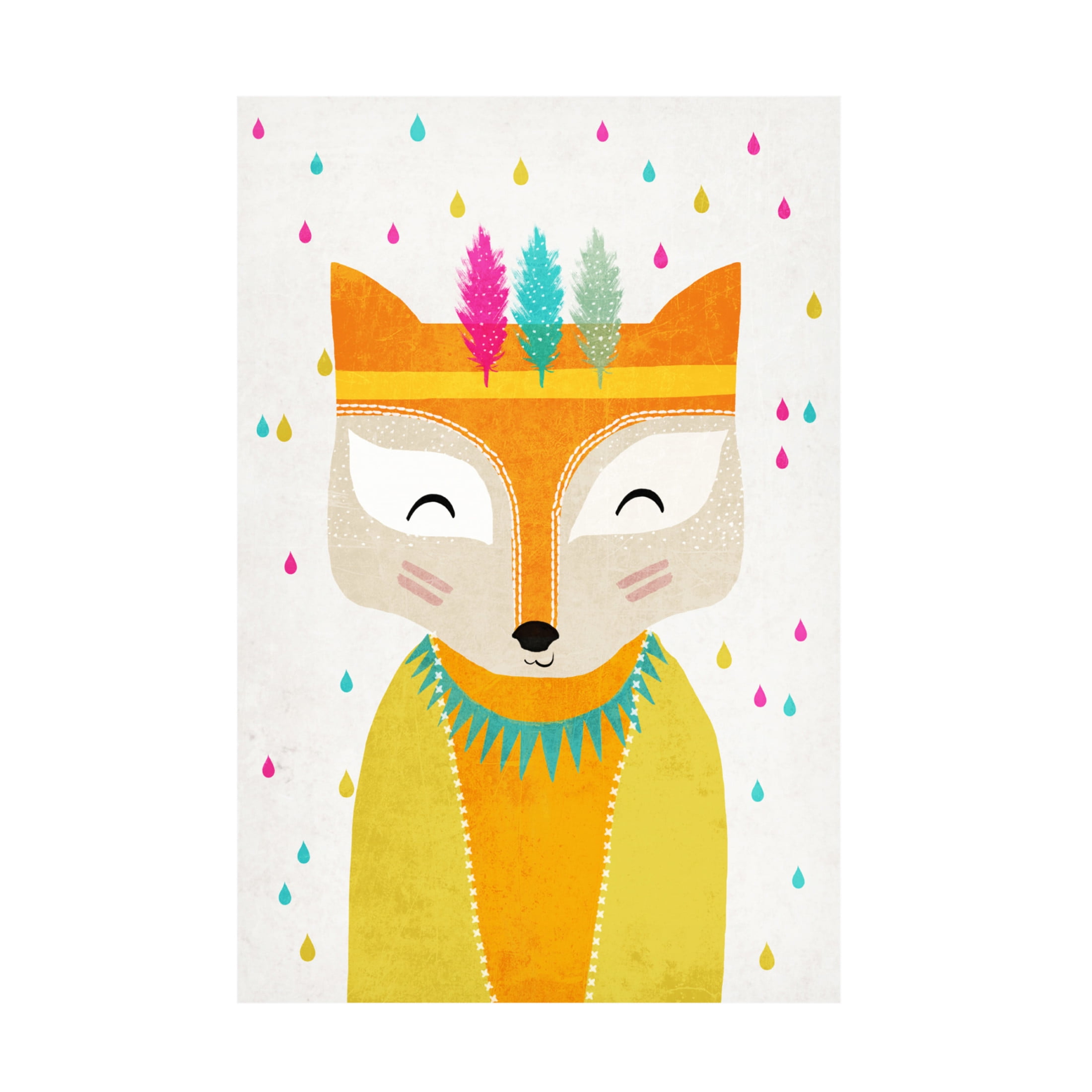 Canvas Wall Art - Treechild 'The Rainmaker' Wall Art for Living Room, Bedroom, or Office D?cor by Trademark Fine Art - 30 x 47 Inches