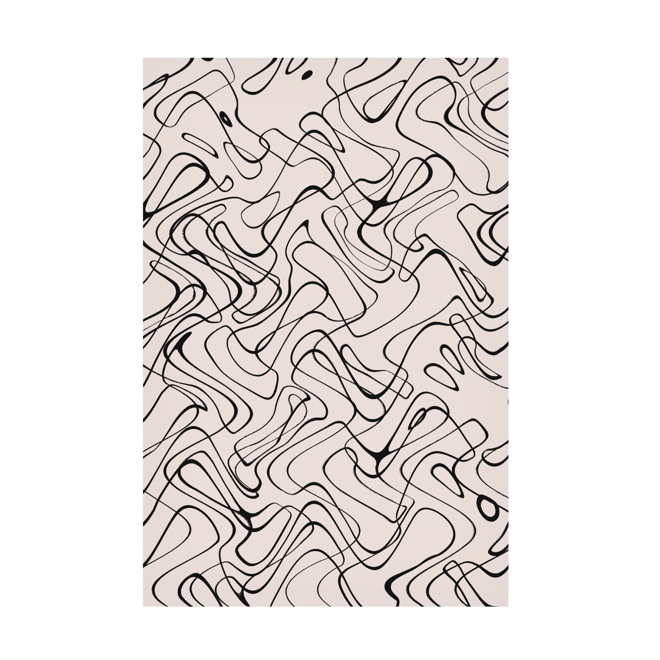 Canvas Wall Art - Treechild 'Thin Wild Line Pattern' Wall Art for Living Room, Bedroom, or Office D?cor by Trademark Fine Art - 16 x 24 Inches